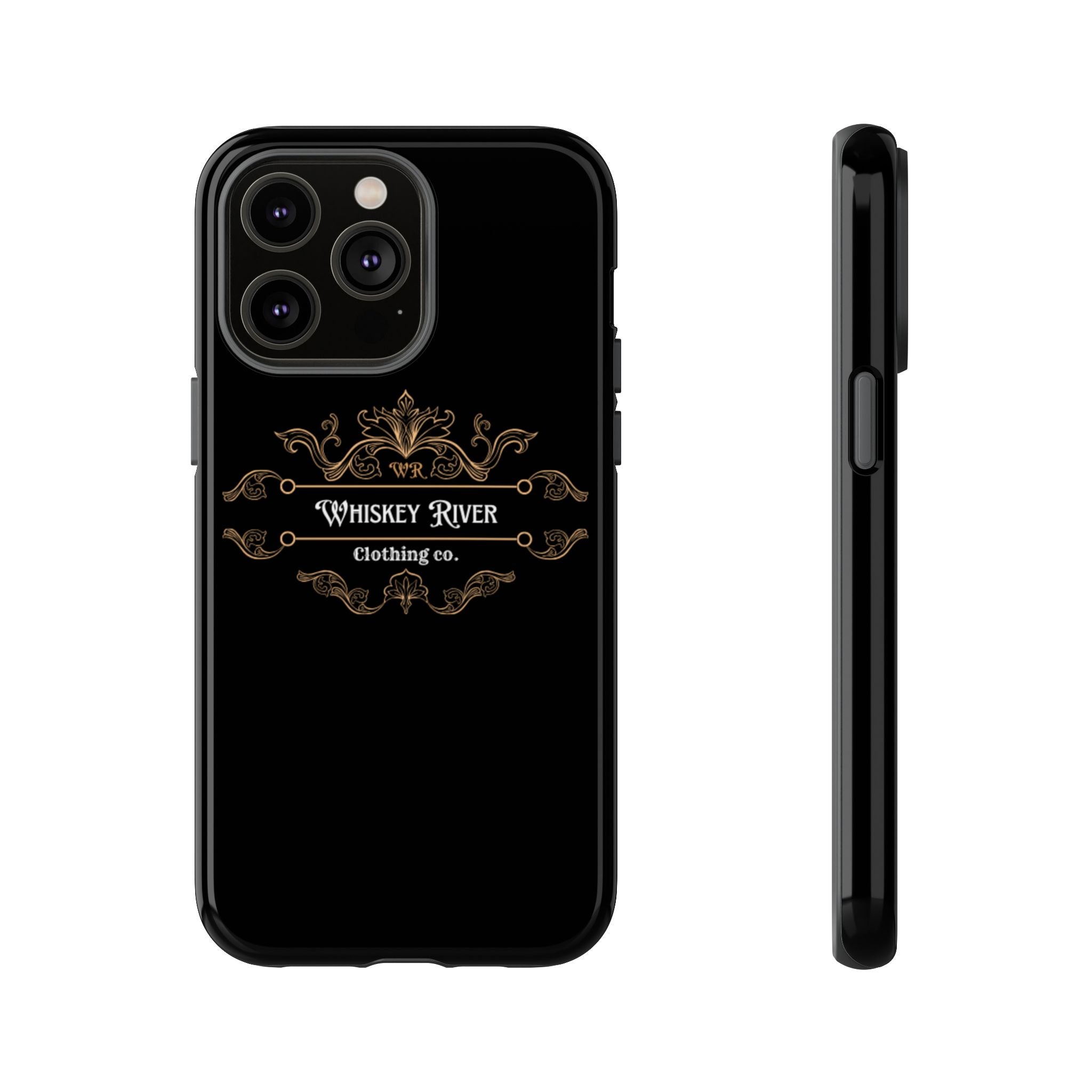 Whiskey River Tough Phone Case — Vintage Western Protective Cover