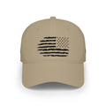 Distressed American Flag Low Profile Baseball Cap