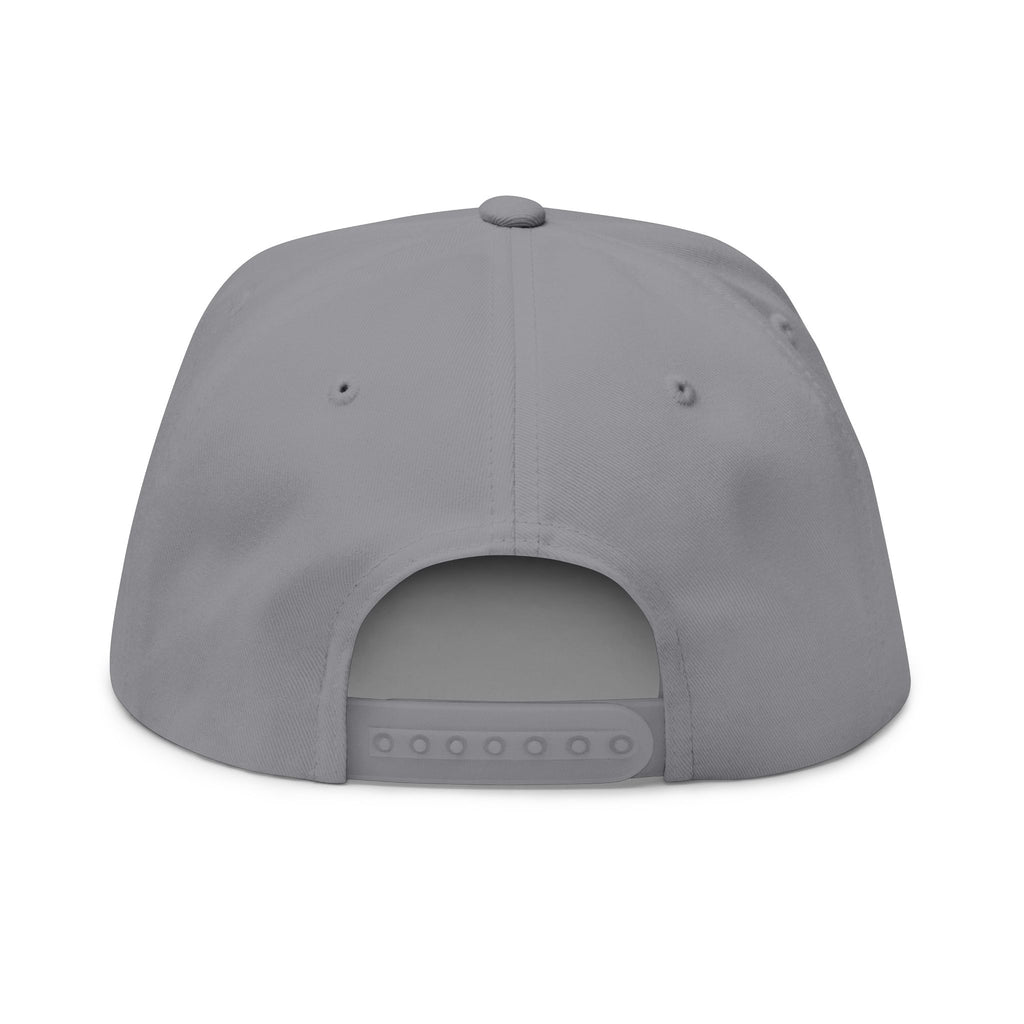 Flat Bill Cap — Whiskey River Embroidered Bee Patch Snapback