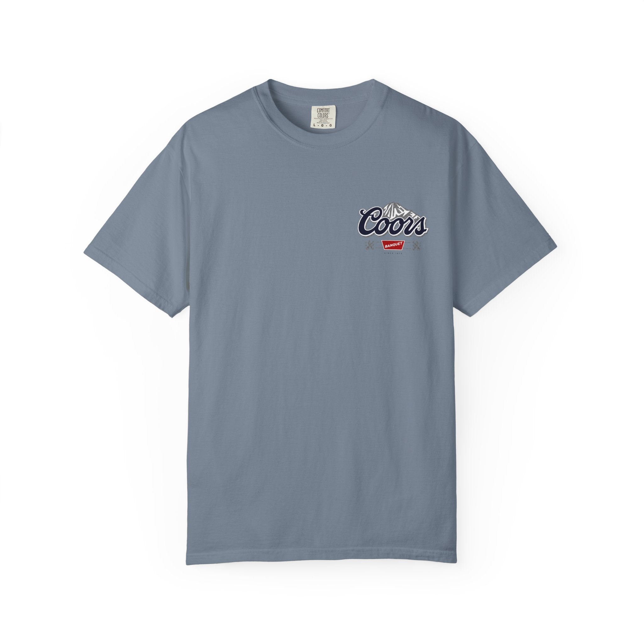 Labrador & Duck Hunting T‑Shirt — Coors Chest Logo Outdoor Tee