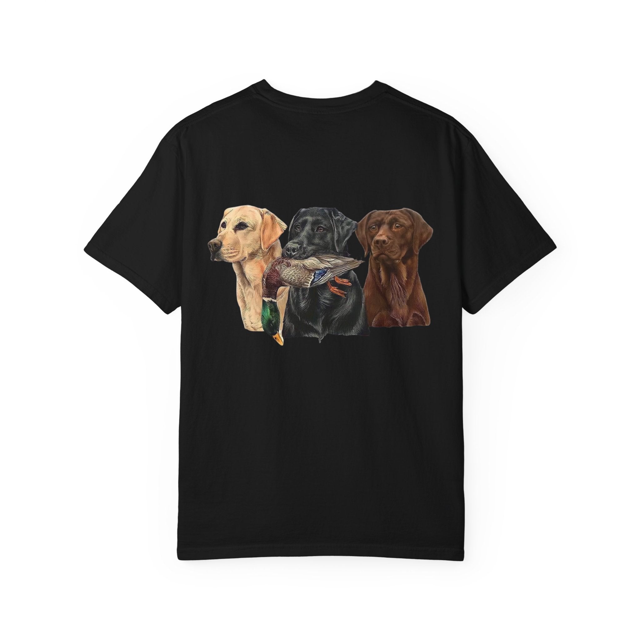 Dog Pack T‑Shirt — (Corona) Hunting Labrador Trio Graphic Tee