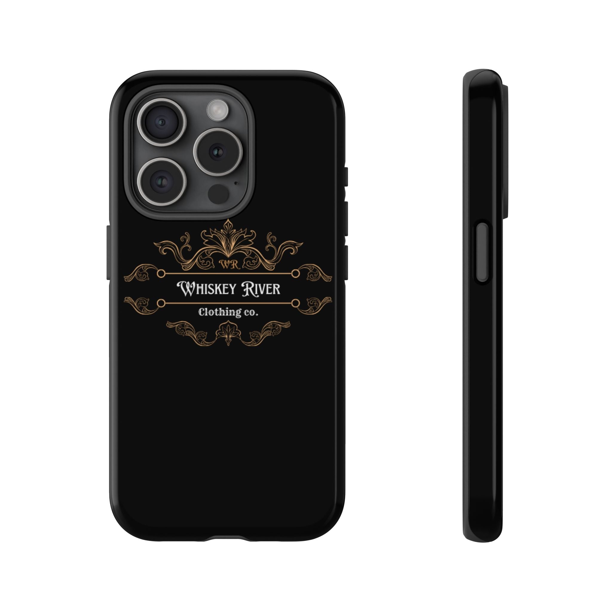Whiskey River Tough Phone Case — Vintage Western Protective Cover