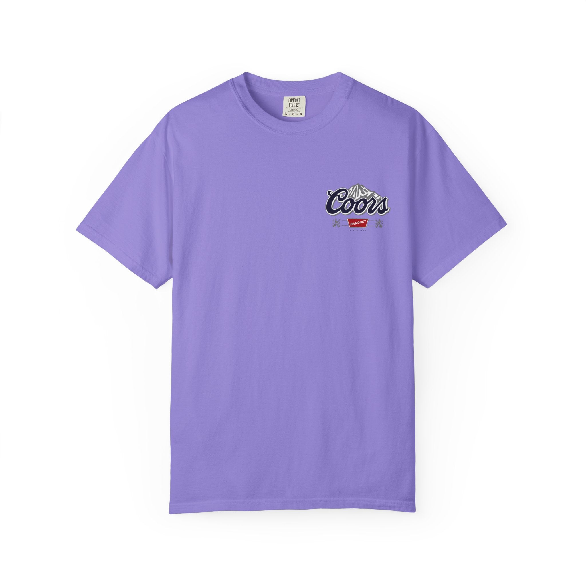 Labrador & Duck Hunting T‑Shirt — Coors Chest Logo Outdoor Tee
