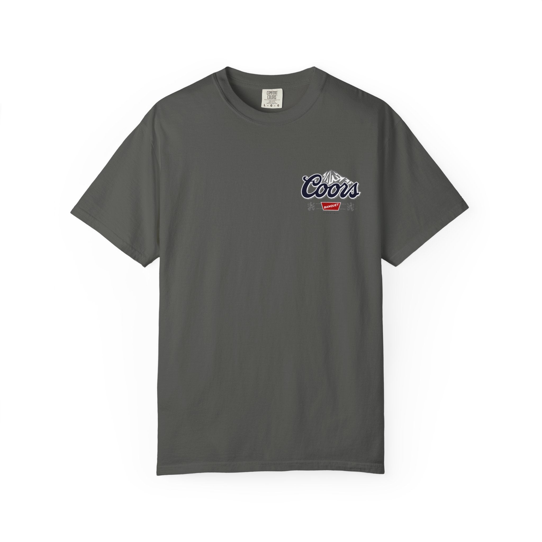 Labrador & Duck Hunting T‑Shirt — Coors Chest Logo Outdoor Tee