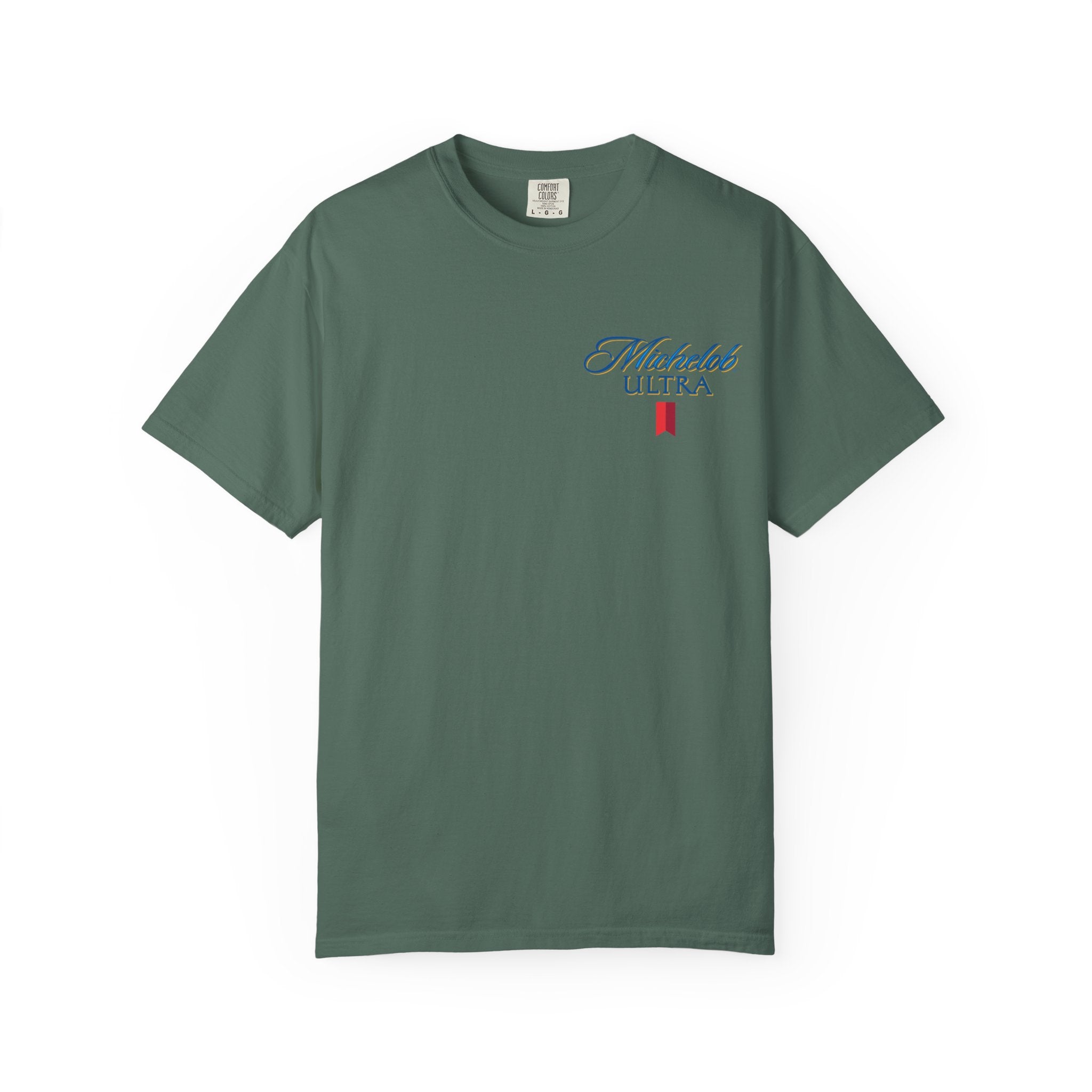 T-Shirt — Michelob Ultra Hunting Labrador Graphic Tee (Dog with Duck)