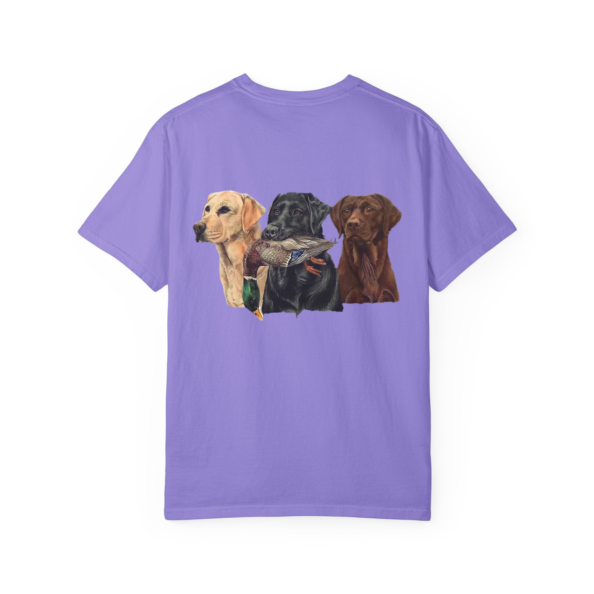 Dog Pack T‑Shirt — (Corona) Hunting Labrador Trio Graphic Tee