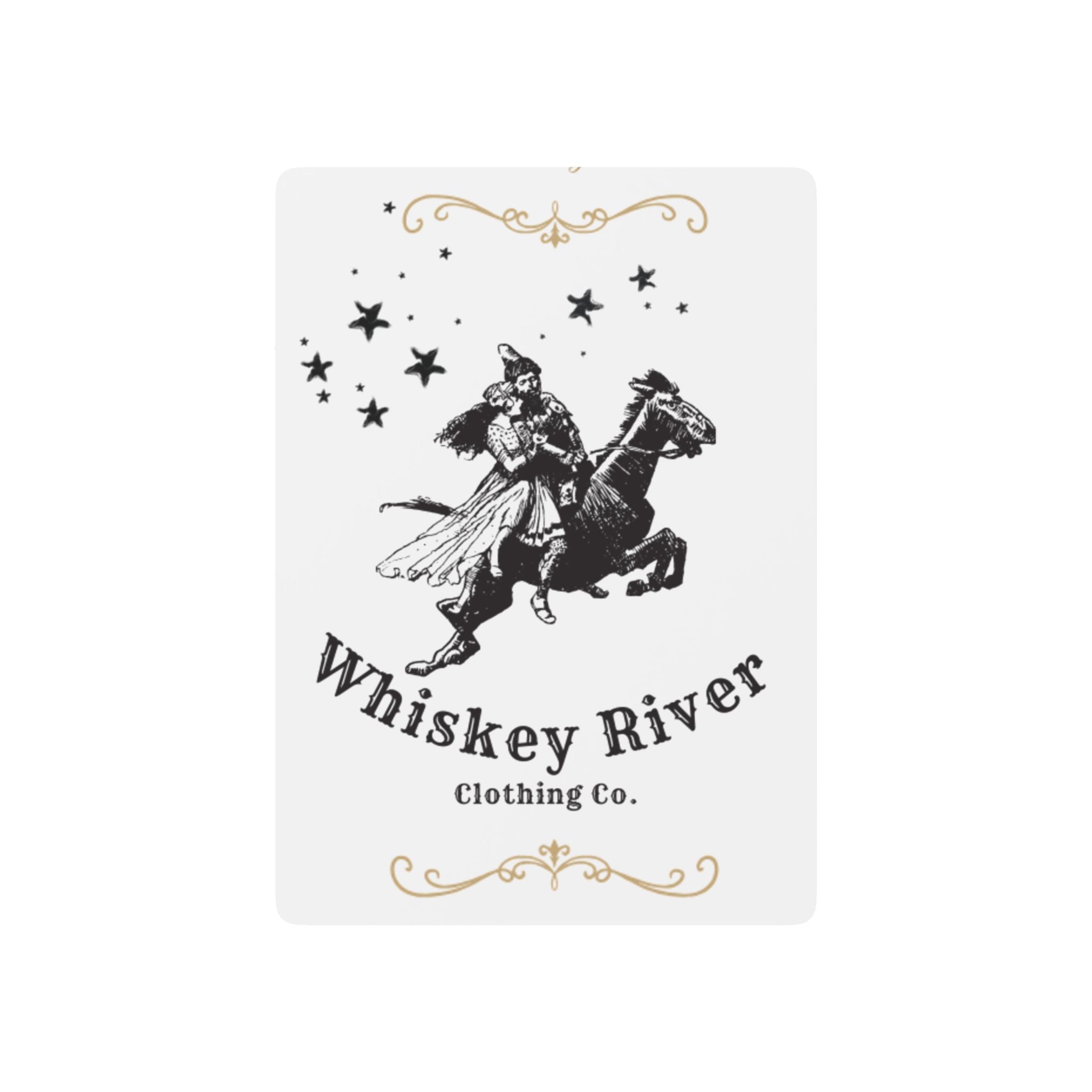 Whiskey River Vintage Poker Playing Cards – Western Ace Spade Deck