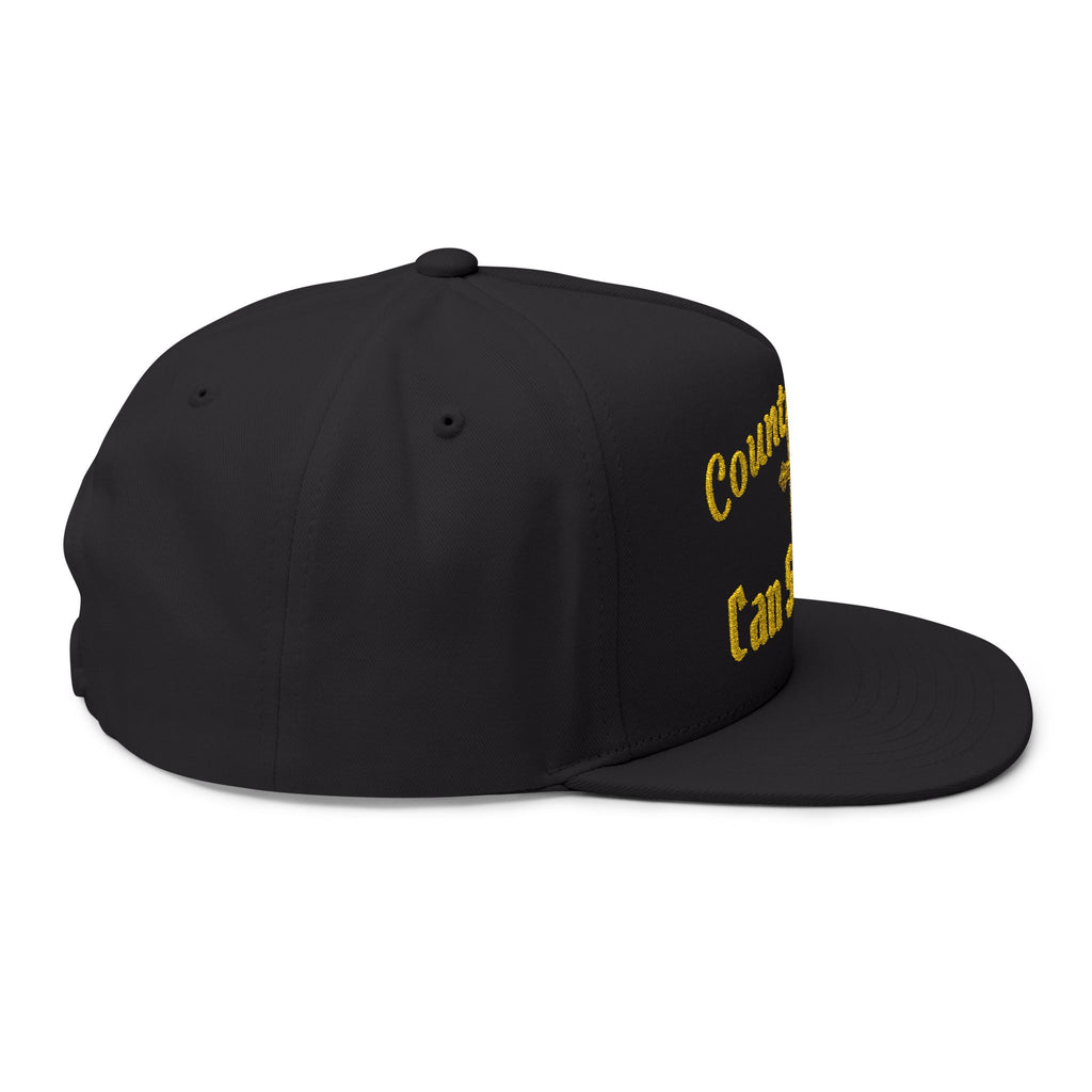 Country Boy Can Survive Embroidered Flat Bill Cap