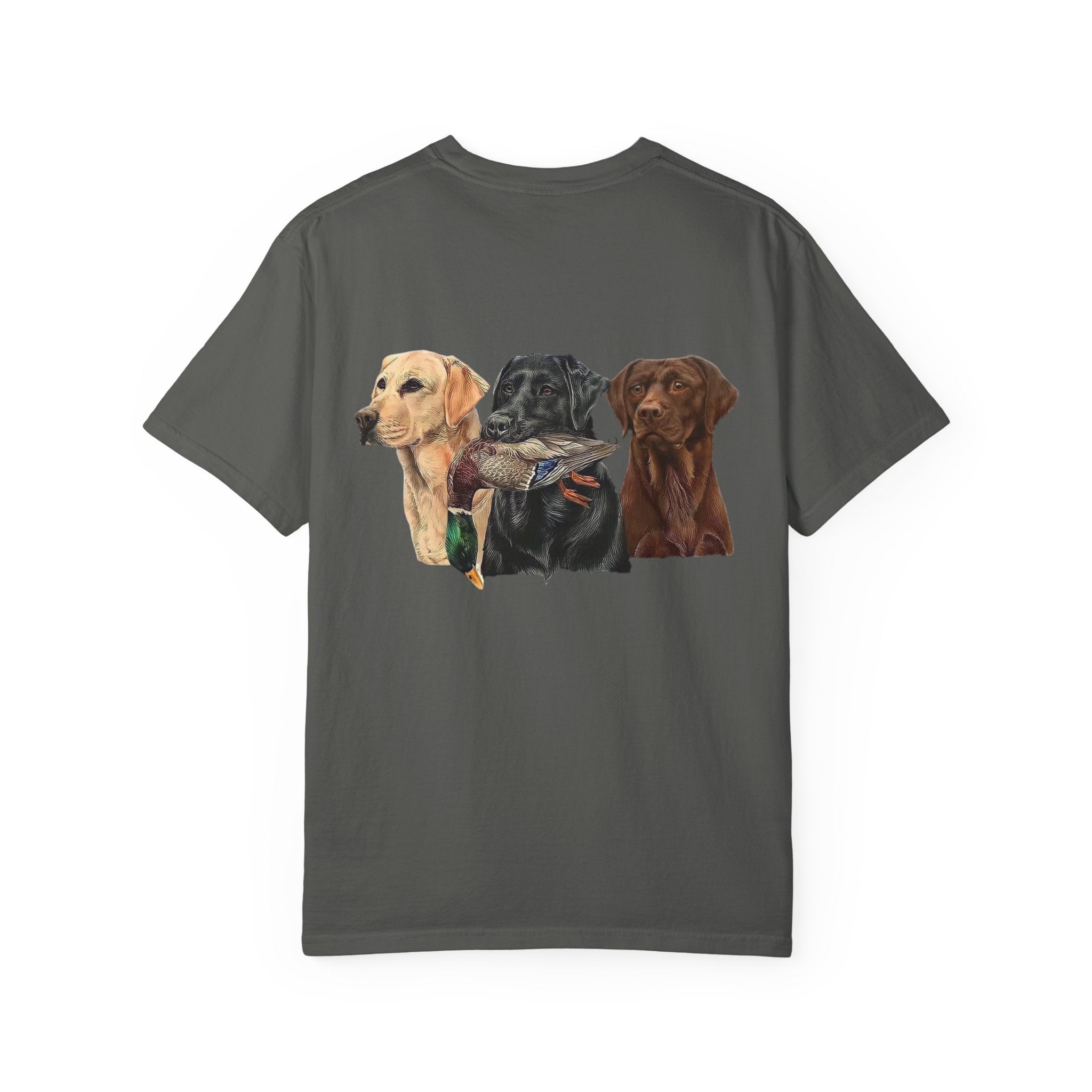Dog Pack T‑Shirt — (Corona) Hunting Labrador Trio Graphic Tee