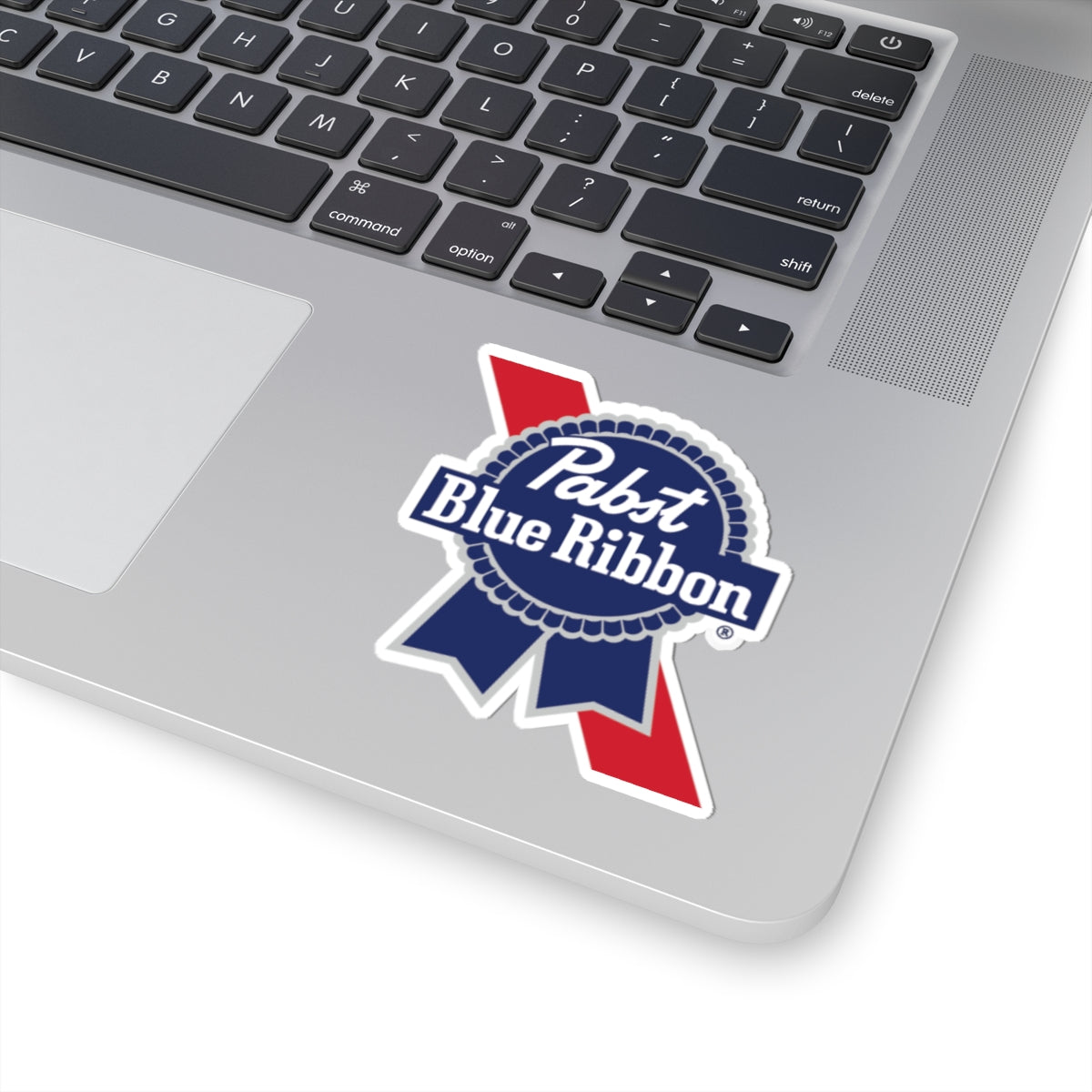 Pabst Blue Ribbon Logo Kiss-Cut Sticker — Retro Beer Brand Decal