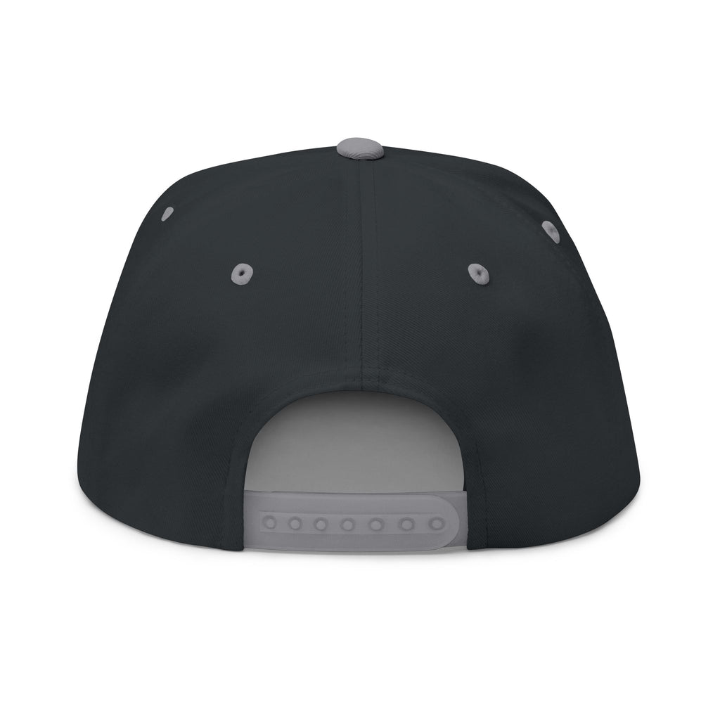 Whiskey River Embroidered Flat Bill Cap — Western Longhorn Logo Snapback