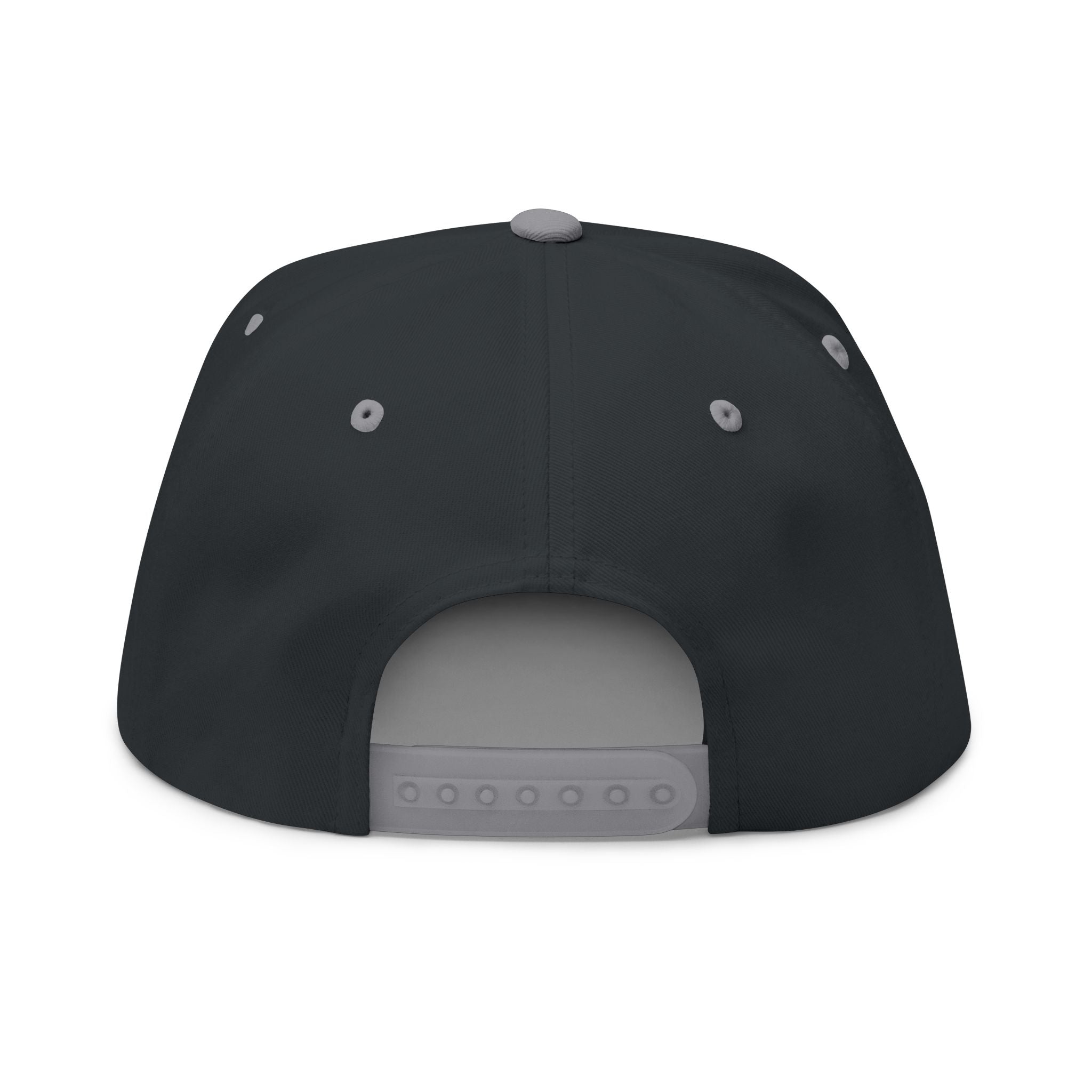 Whiskey River Embroidered Flat Bill Cap — Western Longhorn Logo Snapback
