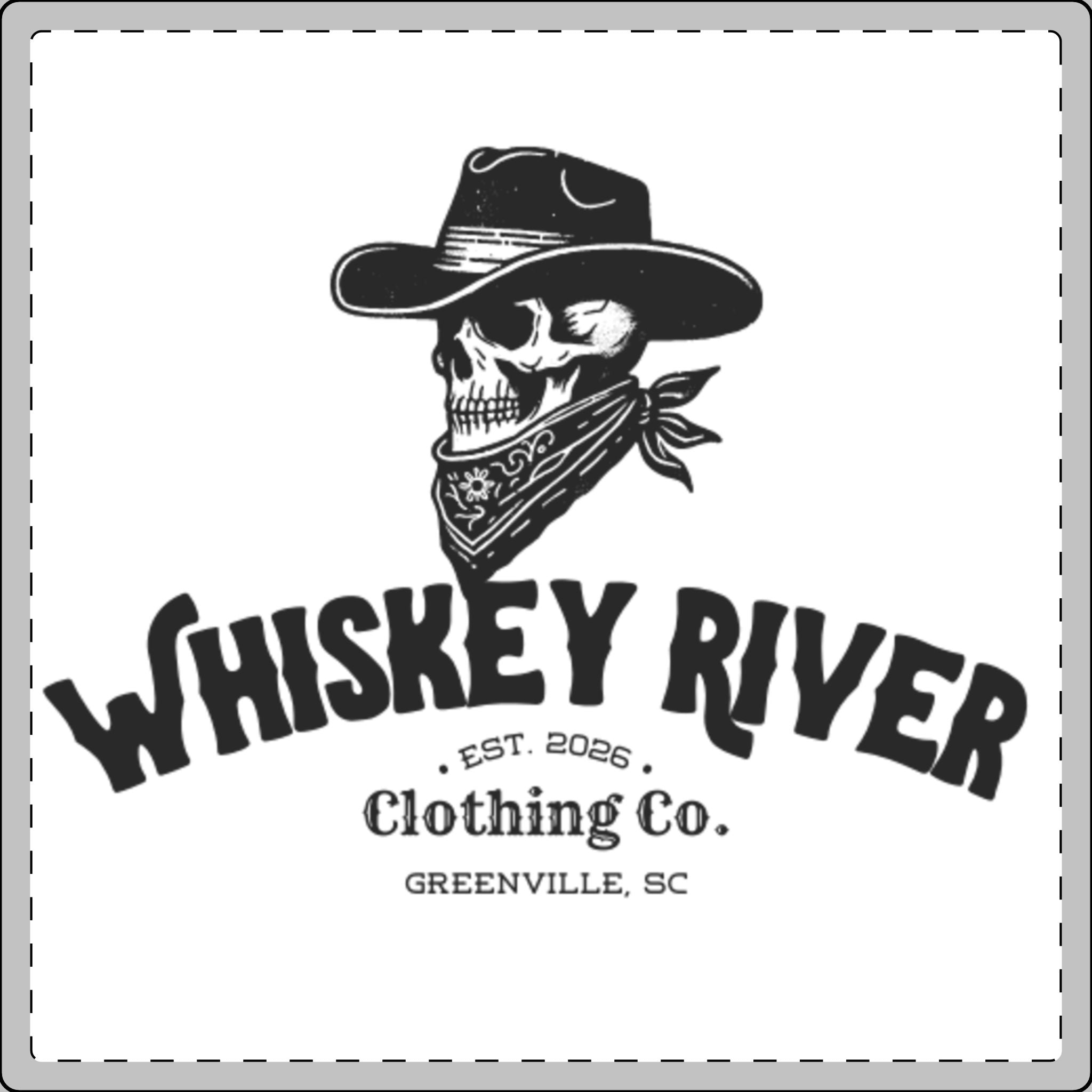 Whiskey River Skull Coasters (Set of 4)