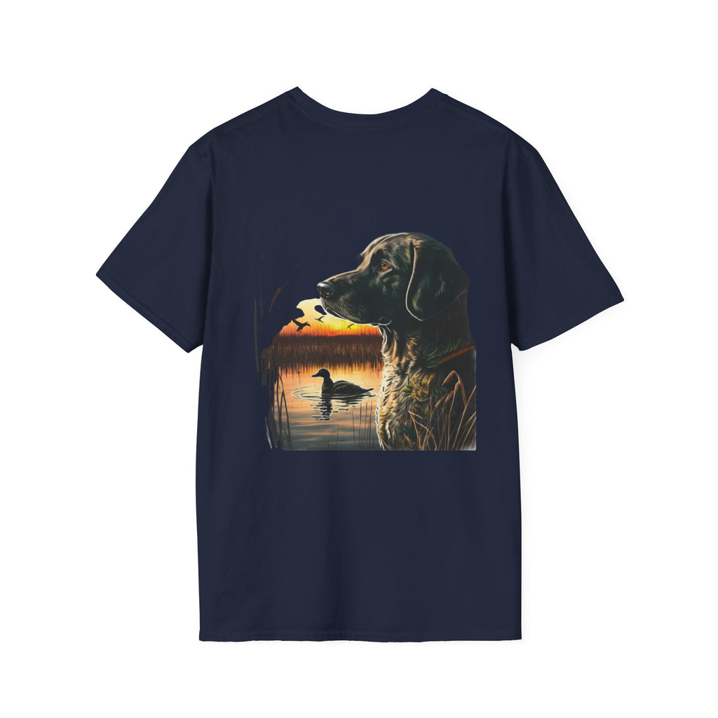 Duck Hunting Retriever T-Shirt — Labrador Sunset Duck Hunt Tee