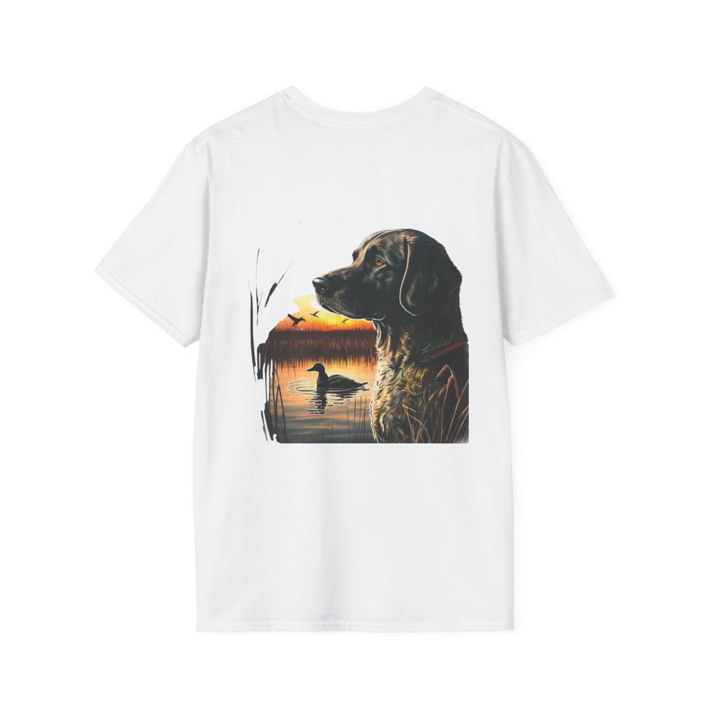 Duck Hunting Retriever T-Shirt — Labrador Sunset Duck Hunt Tee