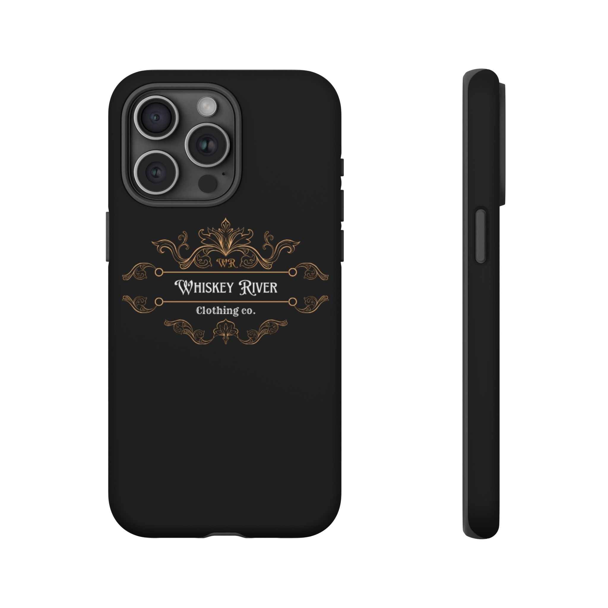 Whiskey River Tough Phone Case — Vintage Western Protective Cover
