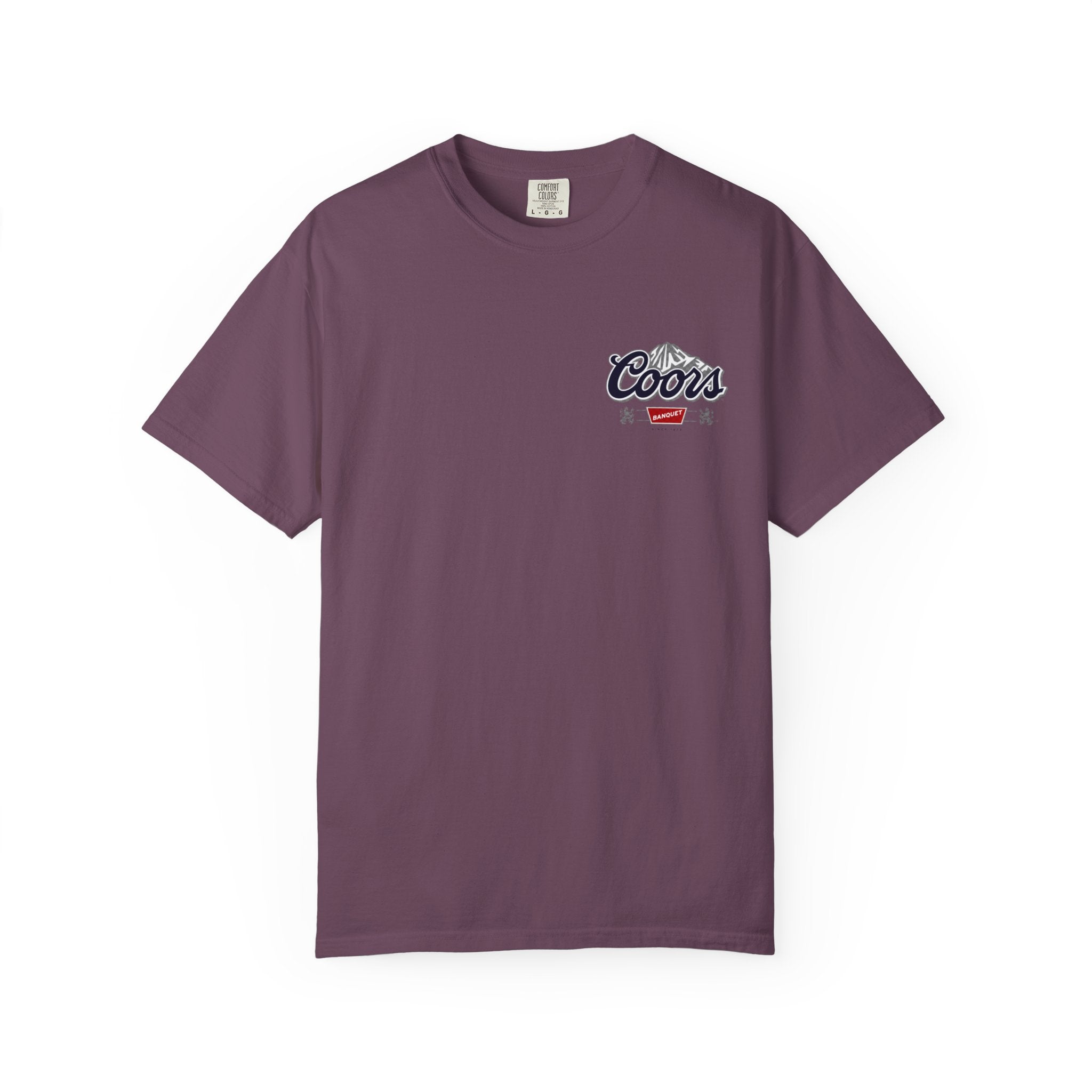 Labrador & Duck Hunting T‑Shirt — Coors Chest Logo Outdoor Tee