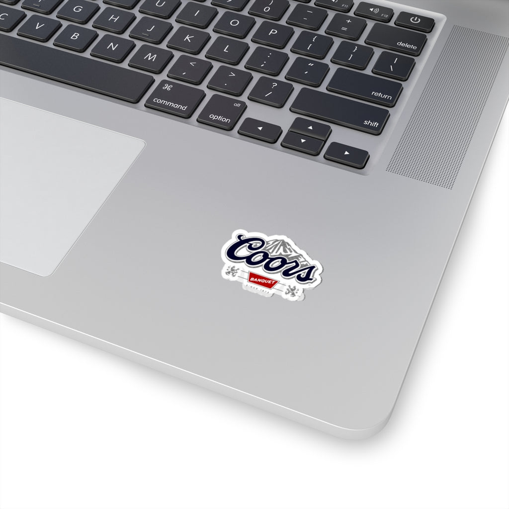Coors Logo Kiss-Cut Sticker — Retro Mountain Beer Decal