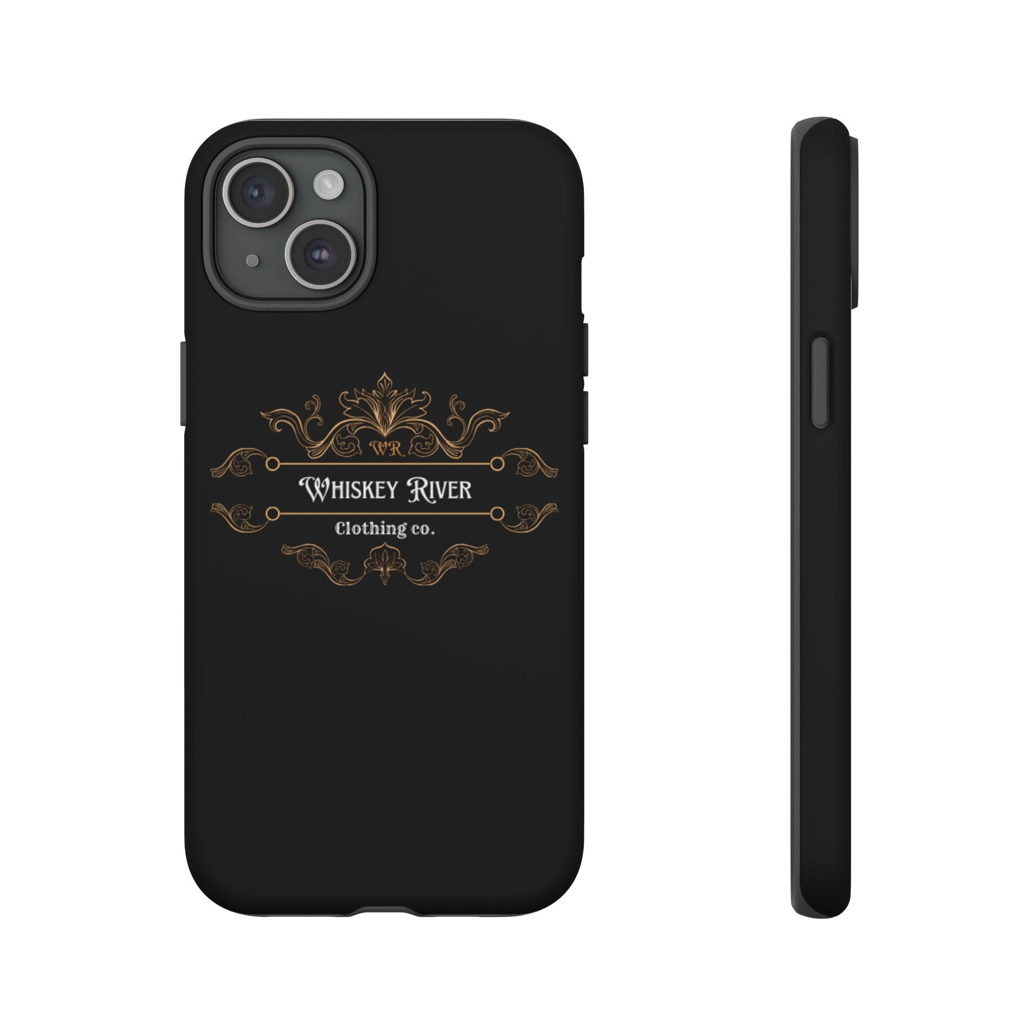 Whiskey River Tough Phone Case — Vintage Western Protective Cover