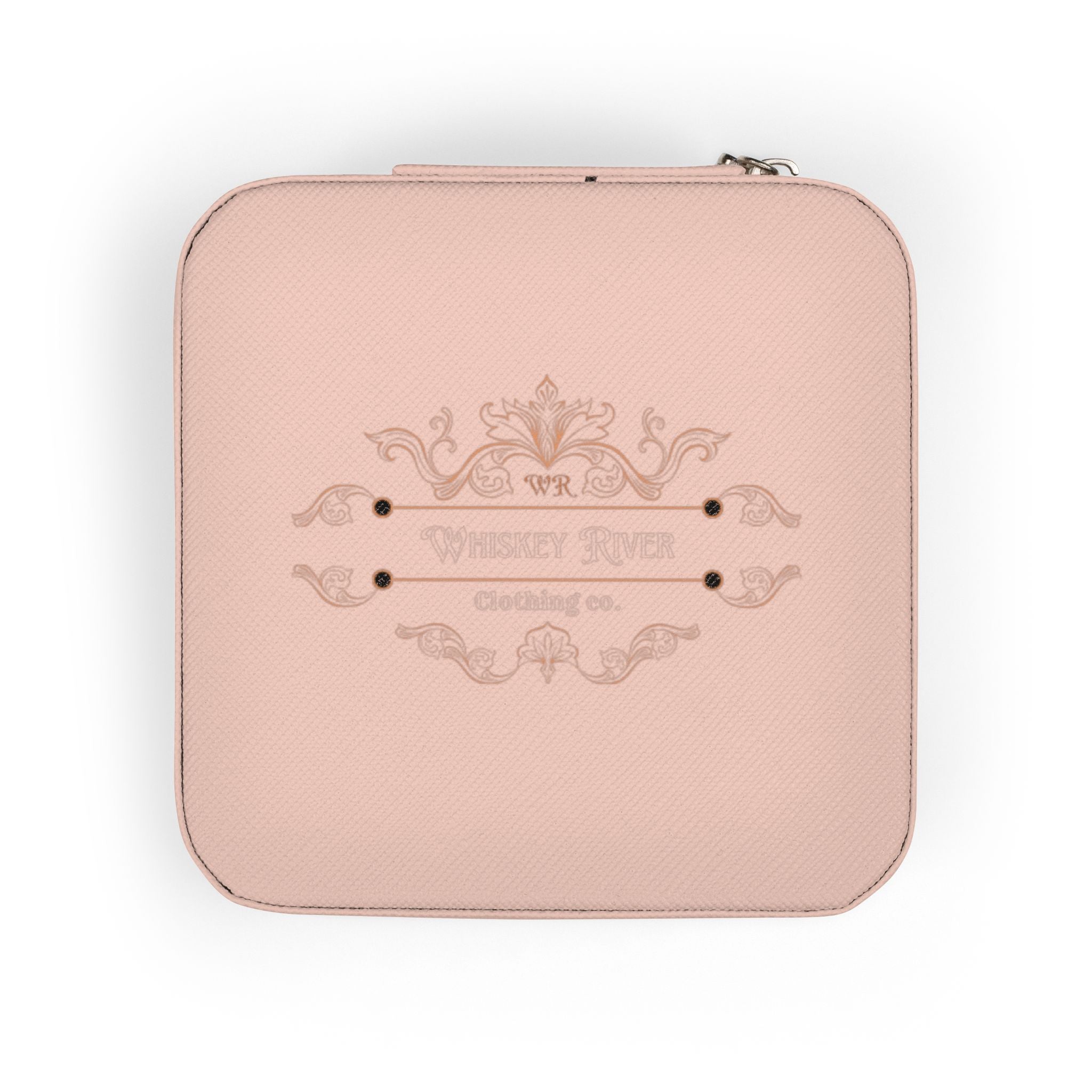 Travel Jewelry Case – Compact Pink Organizer for Rings, Earrings & Necklaces