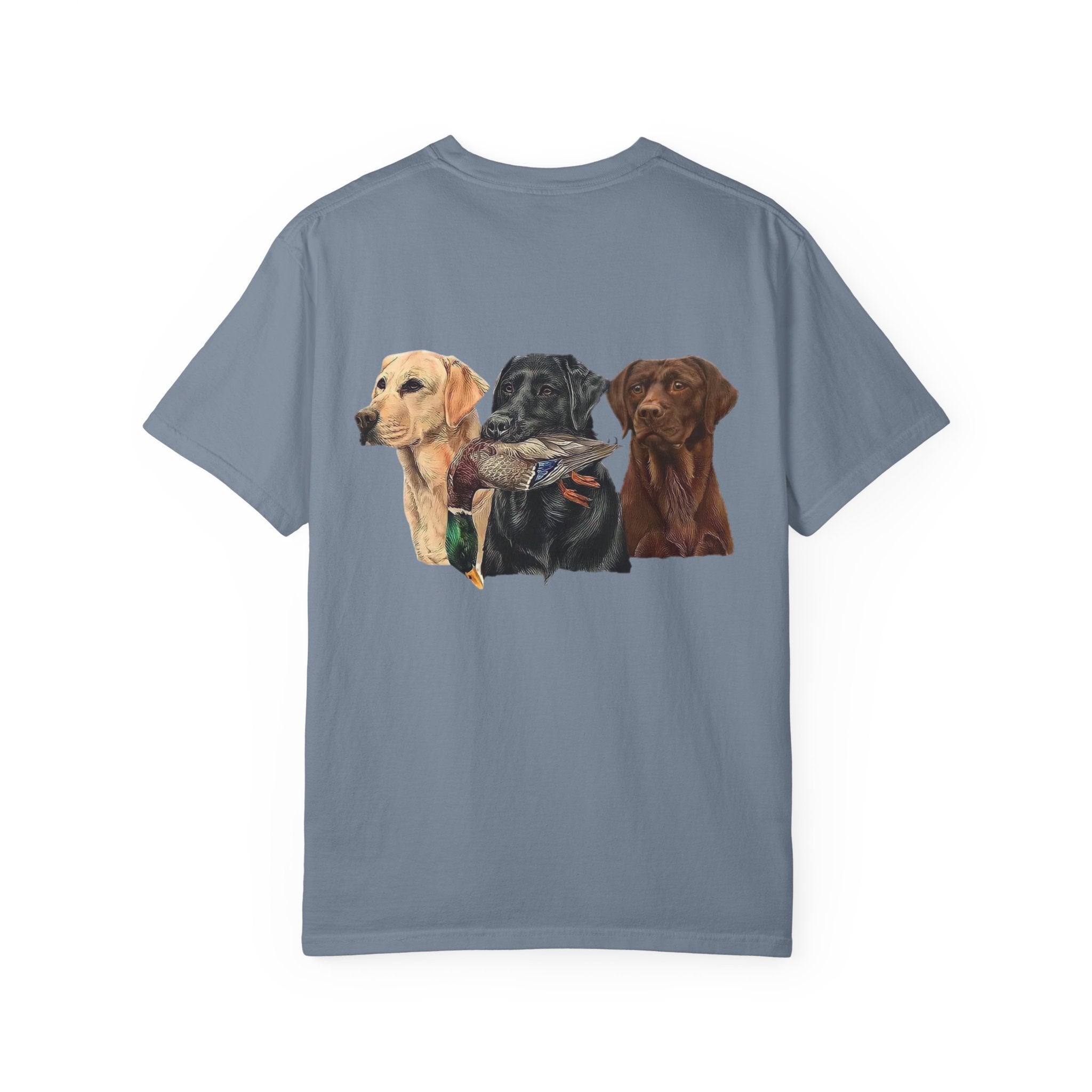 Dog Pack T‑Shirt — (Corona) Hunting Labrador Trio Graphic Tee