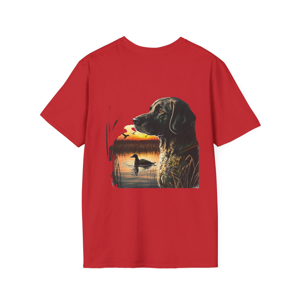 Duck Hunting Retriever T-Shirt — Labrador Sunset Duck Hunt Tee