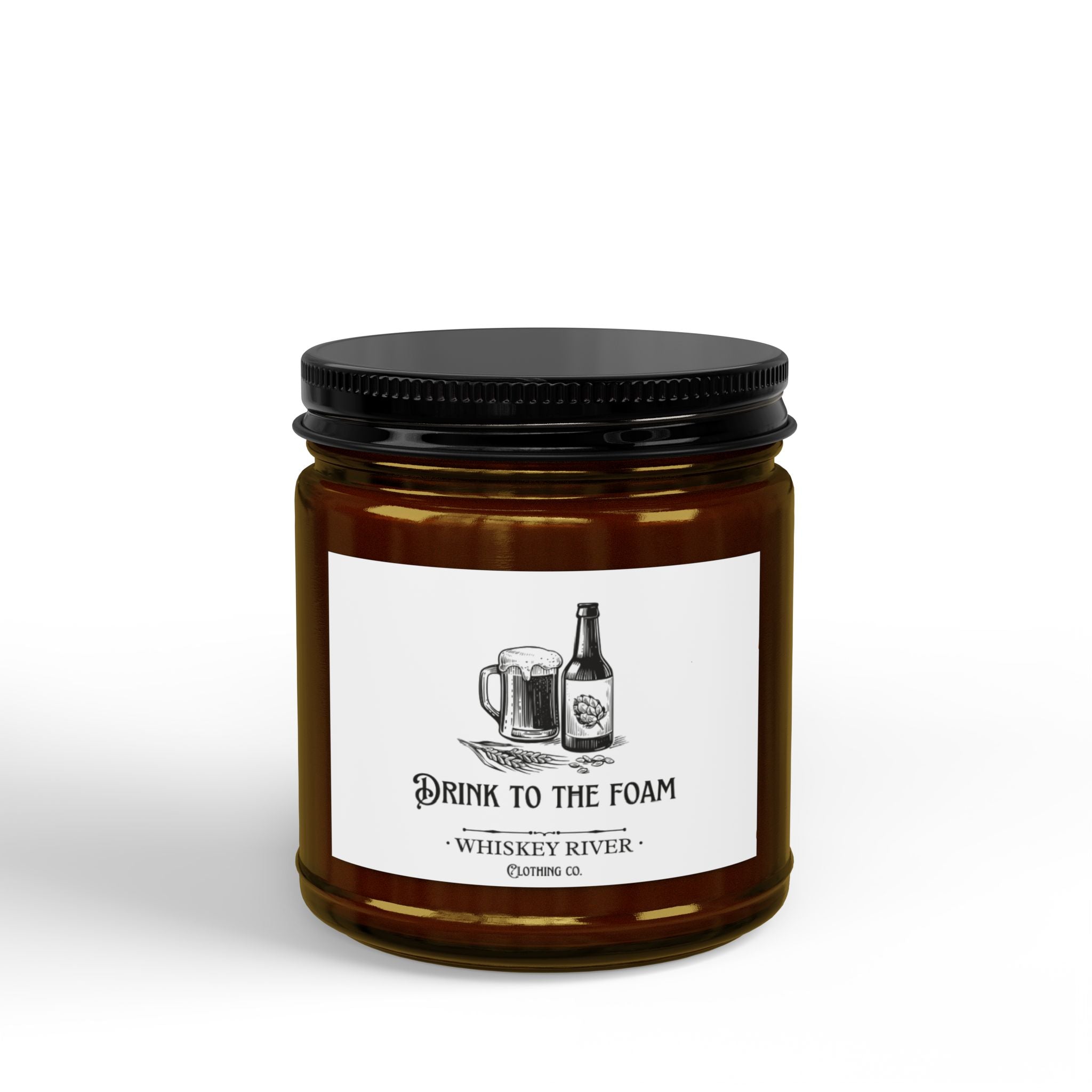 Scented Soy Candles with Black Lid, (4 and 9oz)