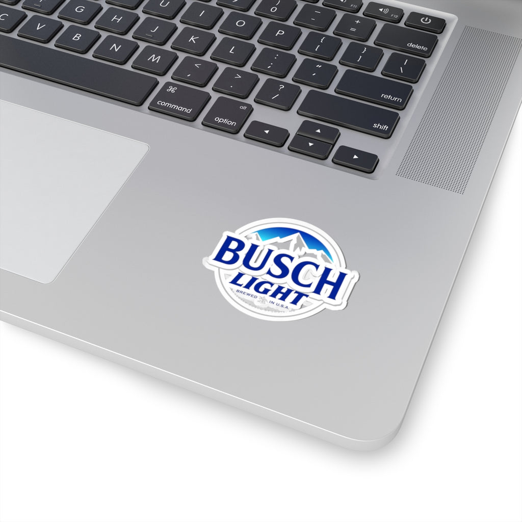 Busch Light Logo Sticker – Kiss-Cut Vinyl Decal for Laptops & Gear