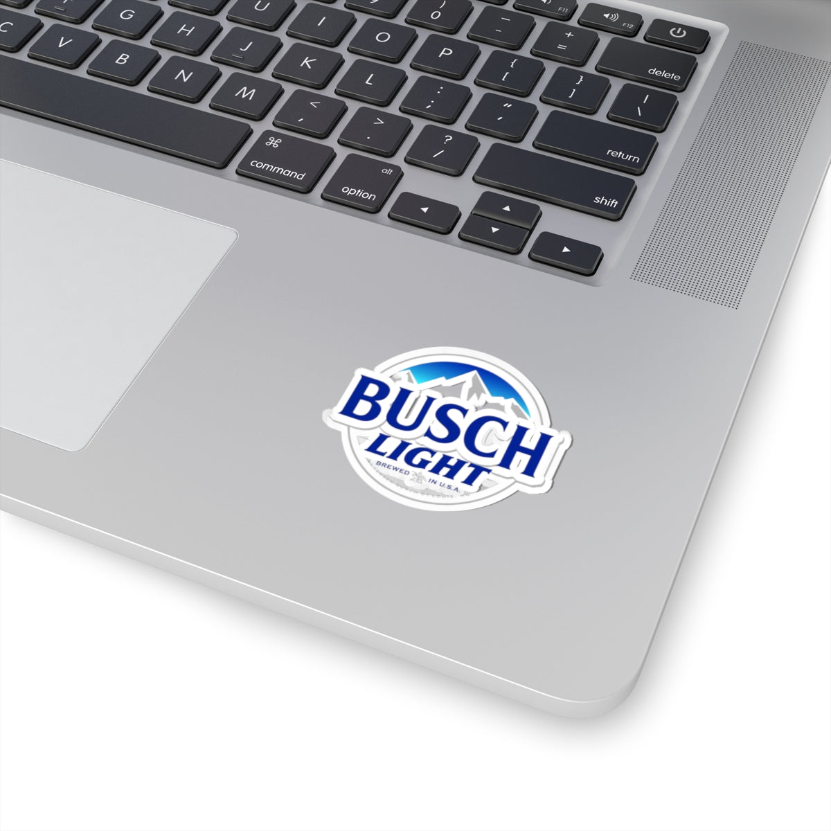 Busch Light Logo Sticker – Kiss-Cut Vinyl Decal for Laptops & Gear