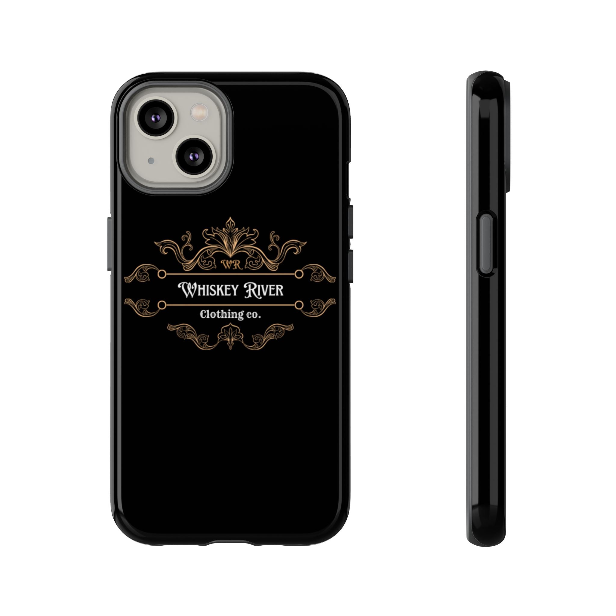 Whiskey River Tough Phone Case — Vintage Western Protective Cover