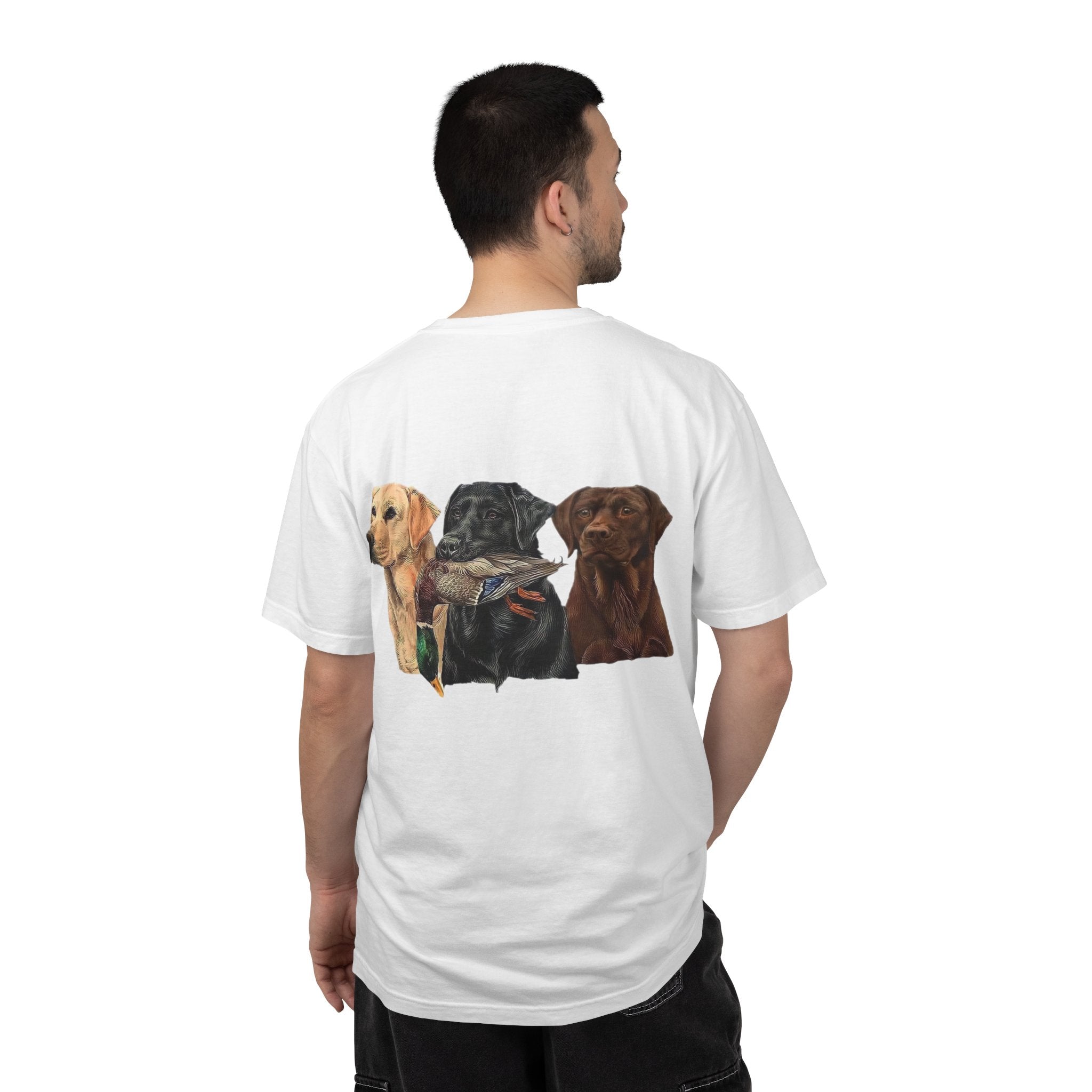 Dog Pack T‑Shirt — (Corona) Hunting Labrador Trio Graphic Tee
