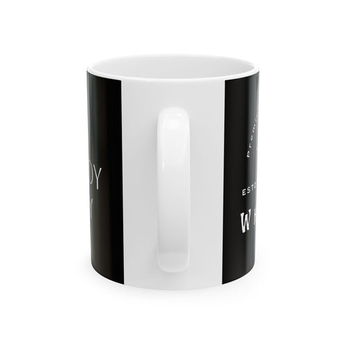 Coffee Mug — "I Love You. Have a Great Day!" Black Ceramic
