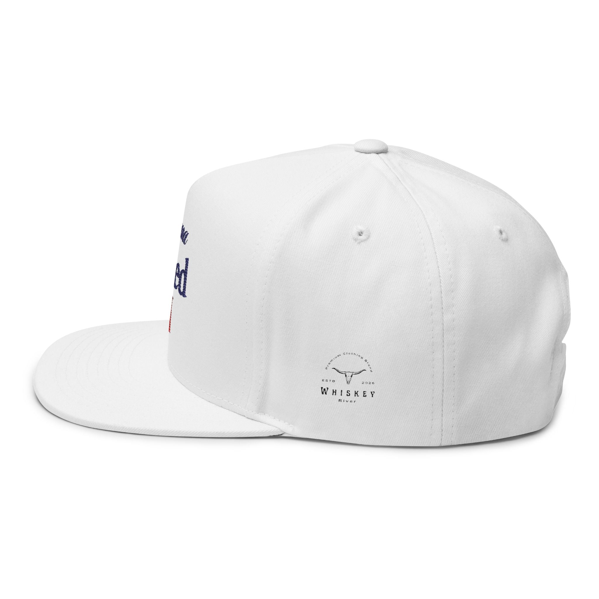 Mama Tried Embroidered Flat Bill Cap – Funny Mom Snapback Hat