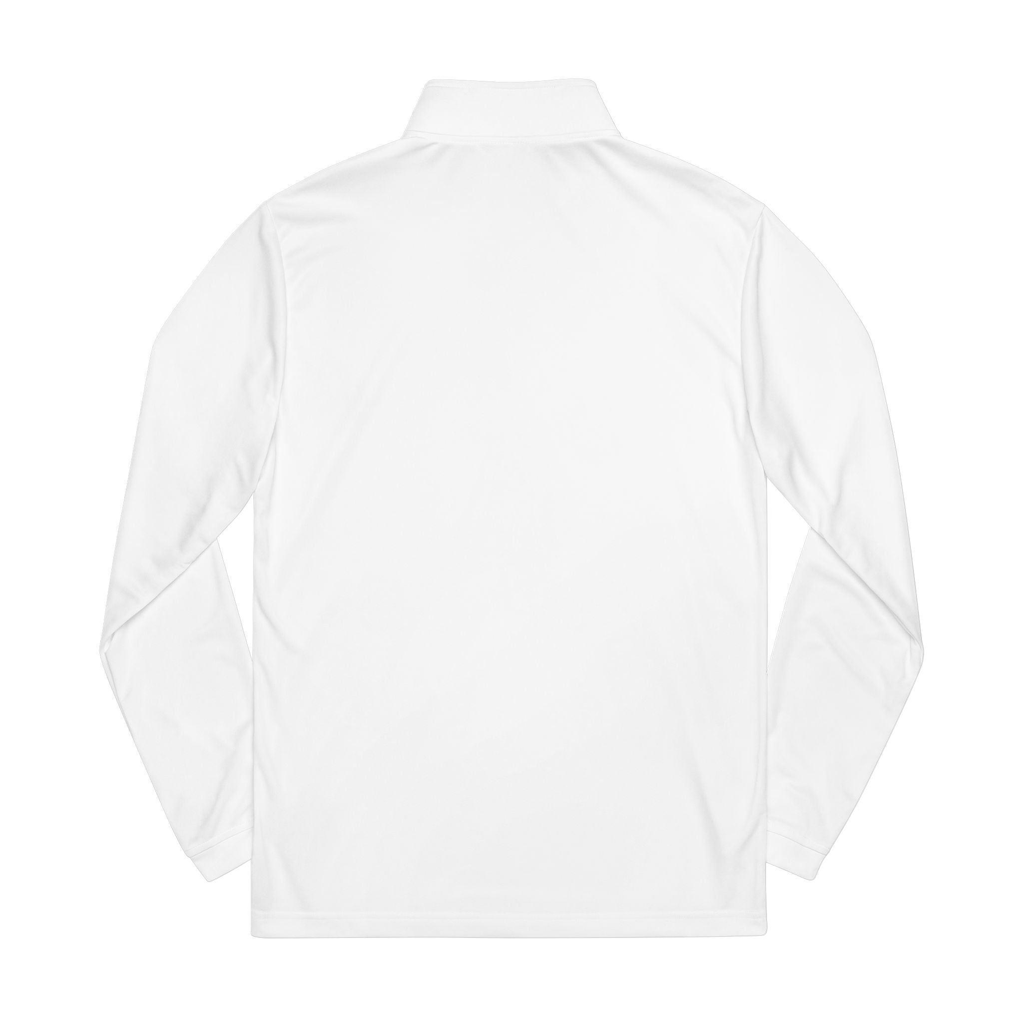 Embroidered Quarter-Zip Pullover — Minimal Polo-Style Athletic Pullover