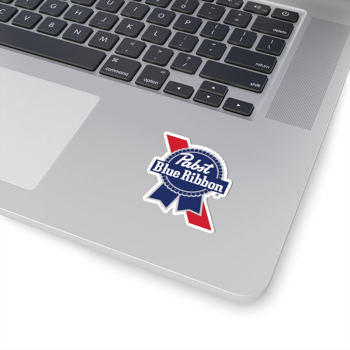 Pabst Blue Ribbon Logo Kiss-Cut Sticker — Retro Beer Brand Decal