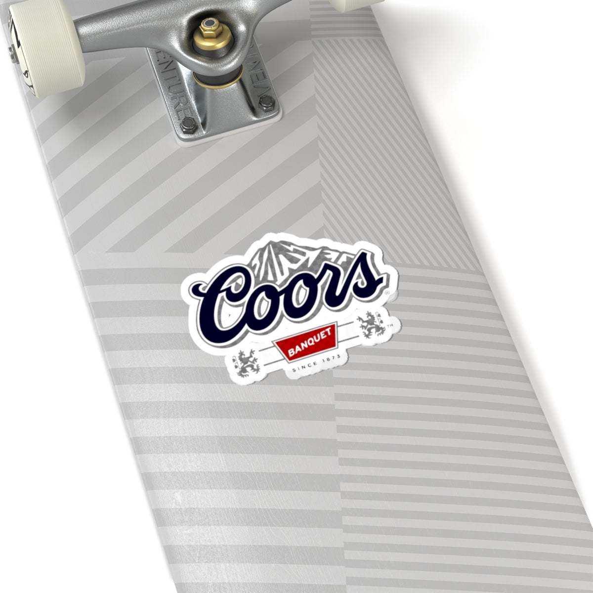 Coors Logo Kiss-Cut Sticker — Retro Mountain Beer Decal