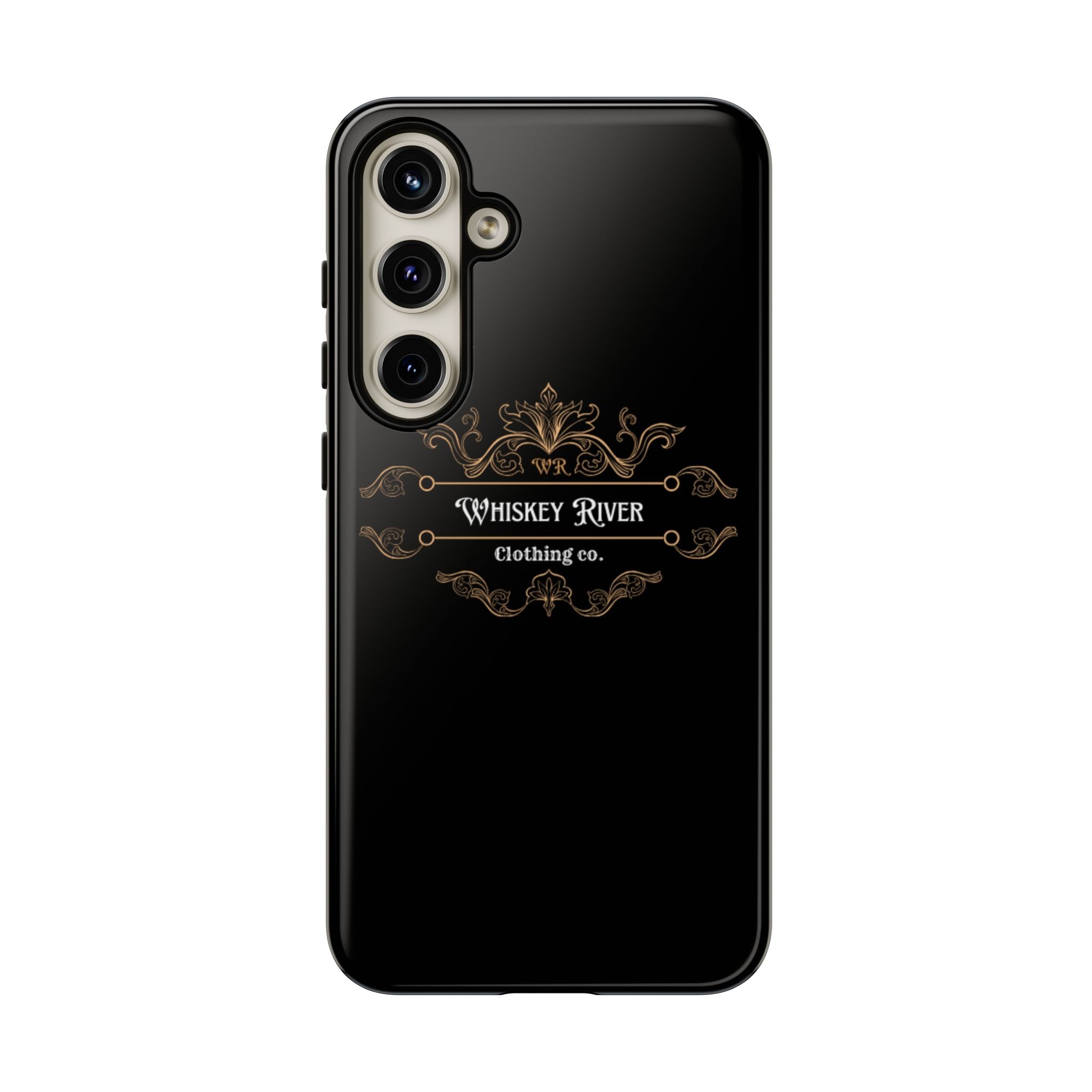 Whiskey River Tough Phone Case — Vintage Western Protective Cover