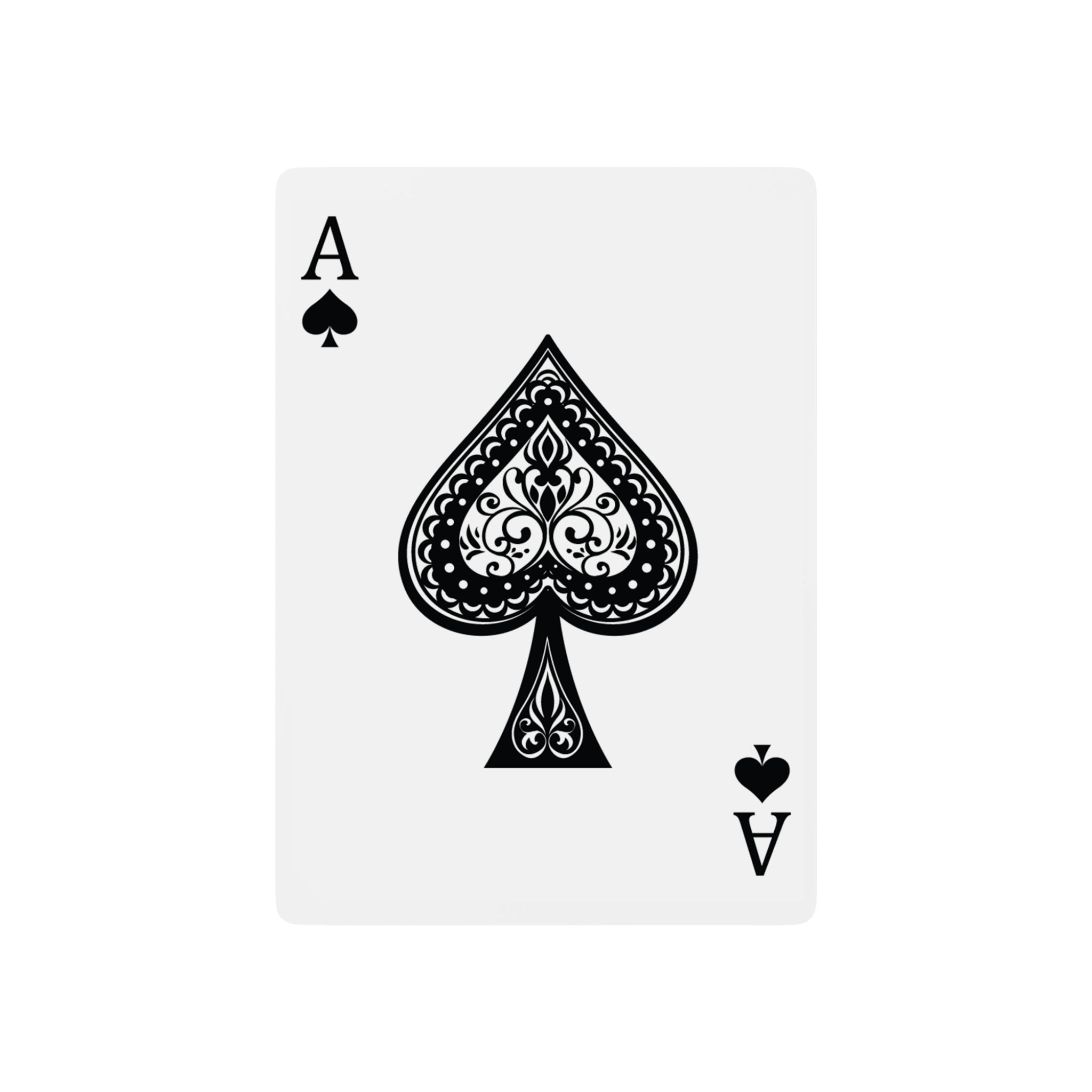 Whiskey River Vintage Poker Playing Cards – Western Ace Spade Deck