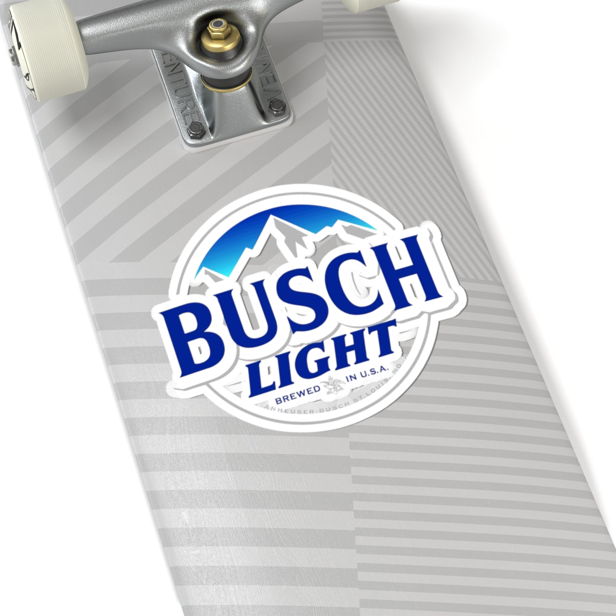 Busch Light Logo Sticker – Kiss-Cut Vinyl Decal for Laptops & Gear