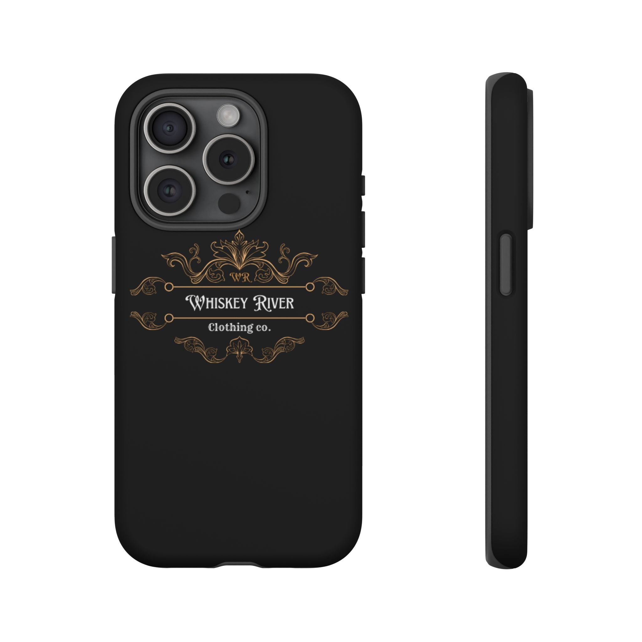 Whiskey River Tough Phone Case — Vintage Western Protective Cover