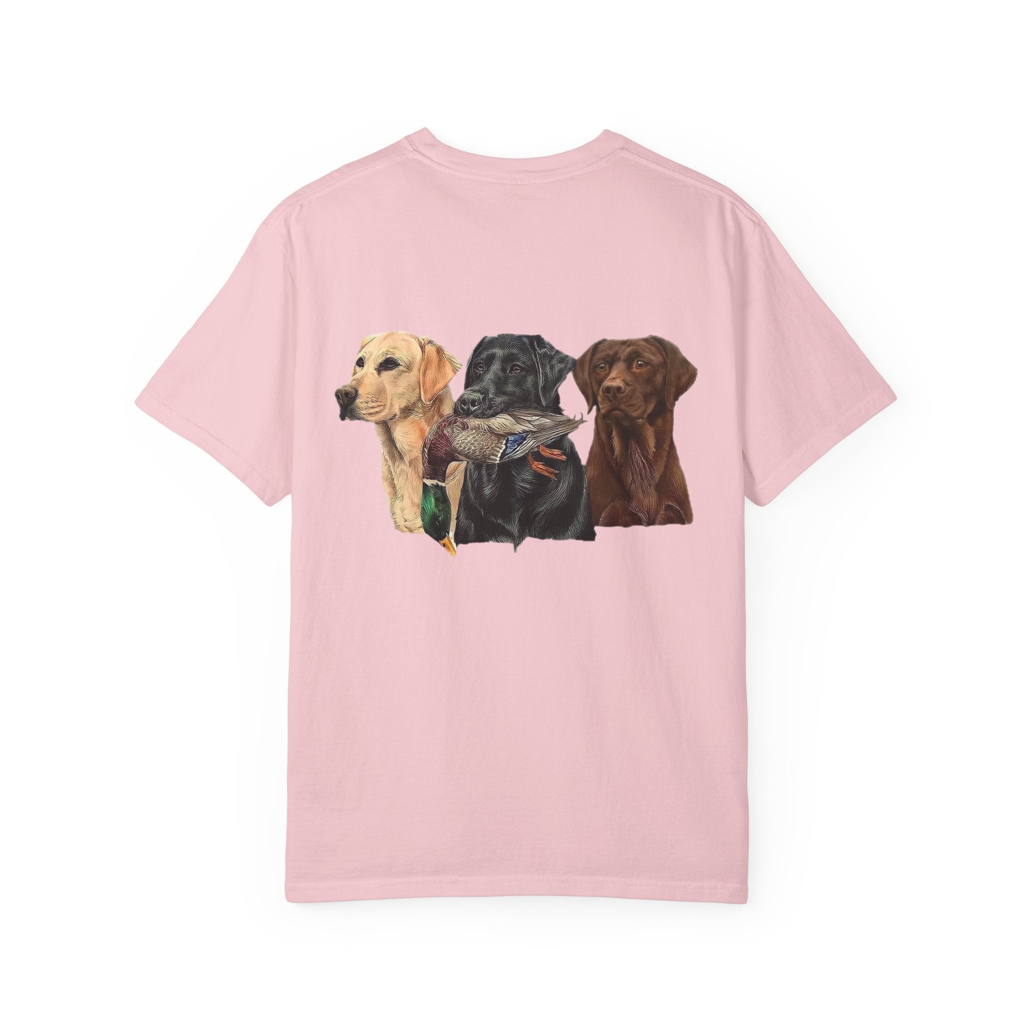 Dog Pack T‑Shirt — (Corona) Hunting Labrador Trio Graphic Tee