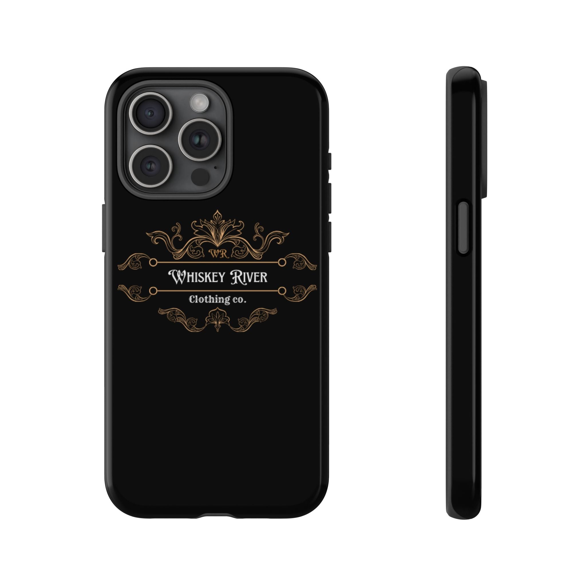Whiskey River Tough Phone Case — Vintage Western Protective Cover