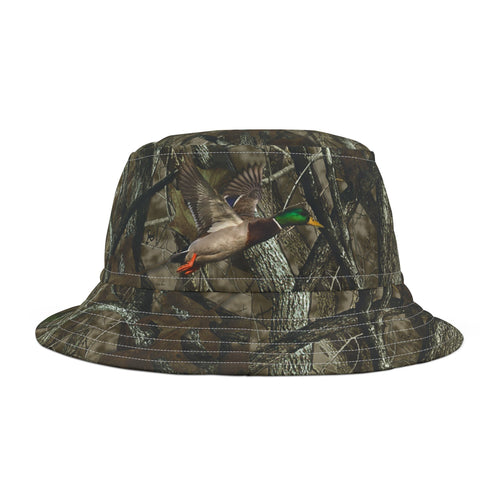 Camo Duck Hunting Bucket Hat – Realtree-Style Waterfowl Camouflage