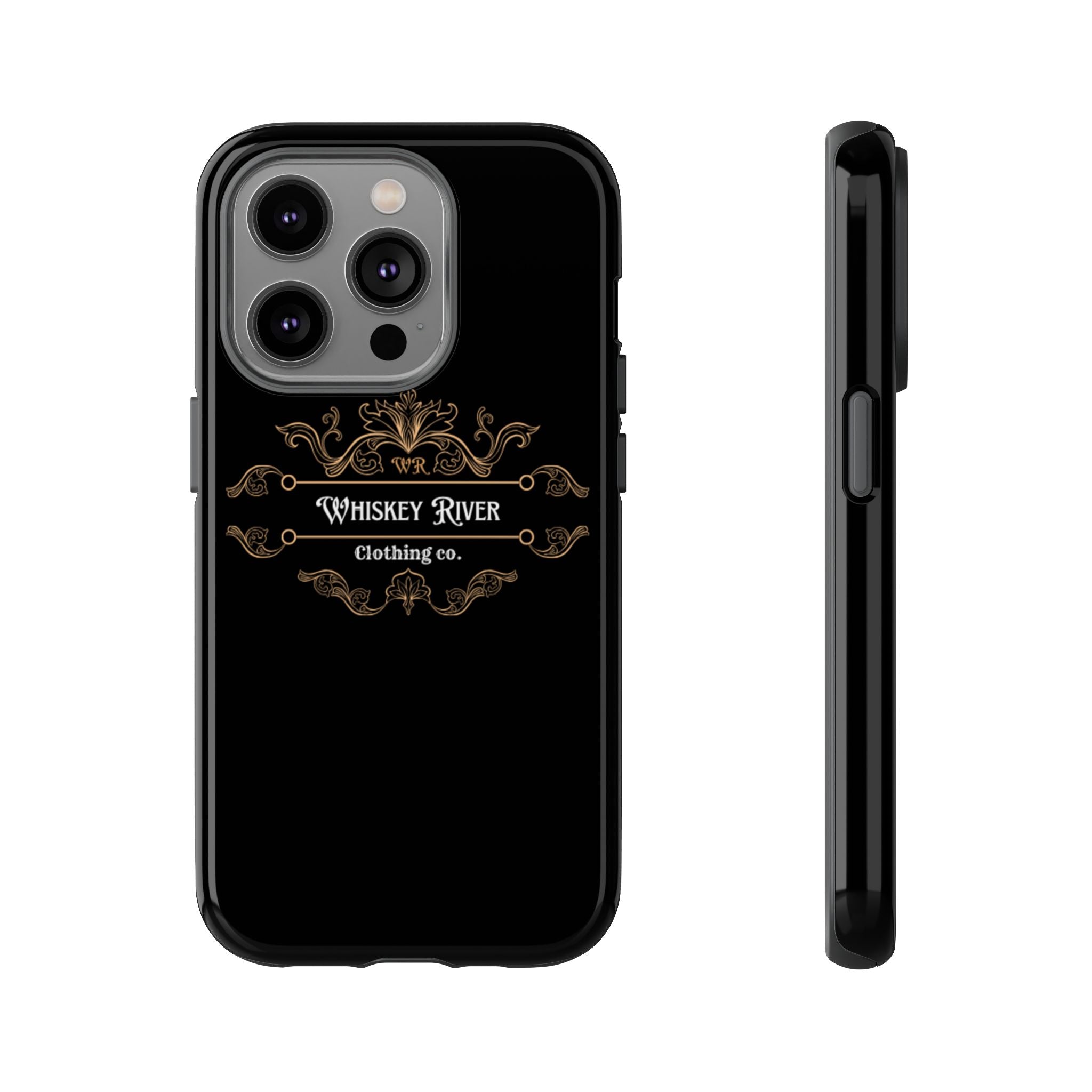 Whiskey River Tough Phone Case — Vintage Western Protective Cover
