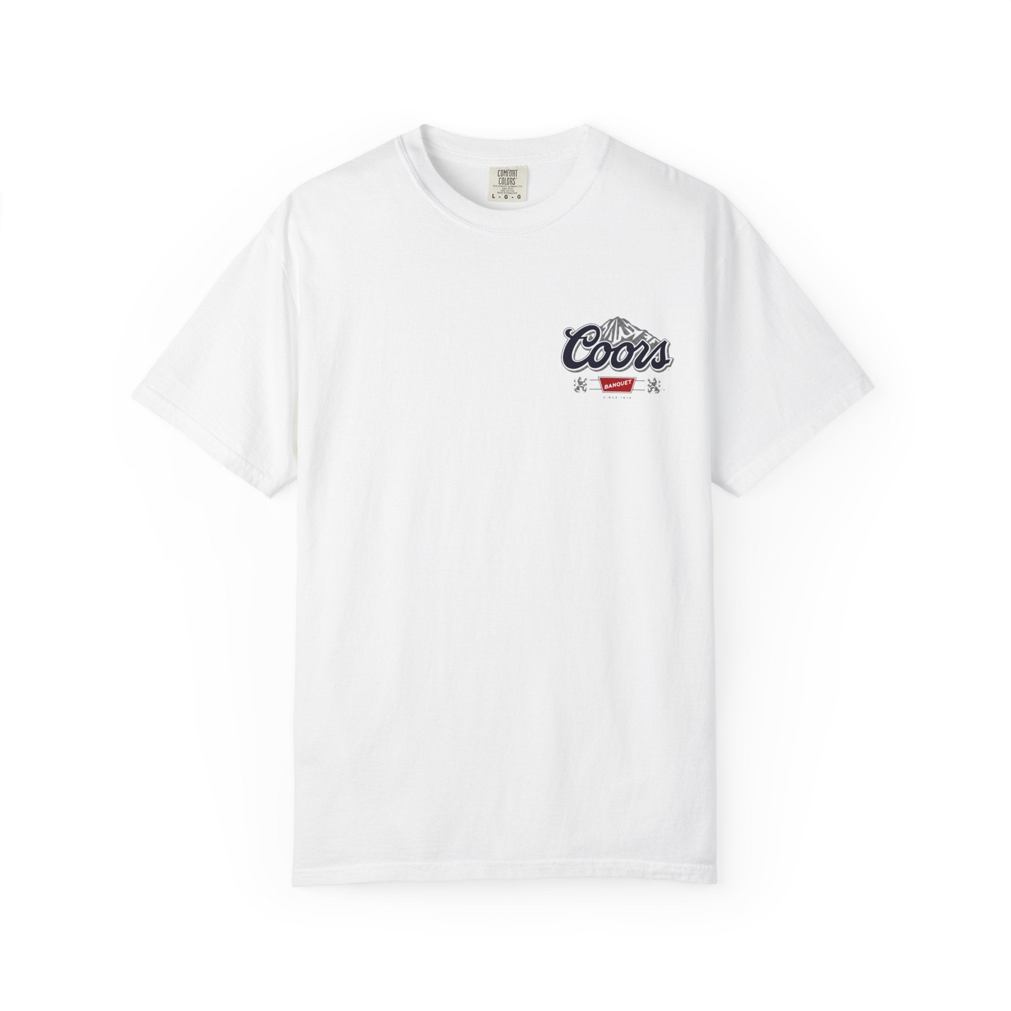 Labrador & Duck Hunting T‑Shirt — Coors Chest Logo Outdoor Tee