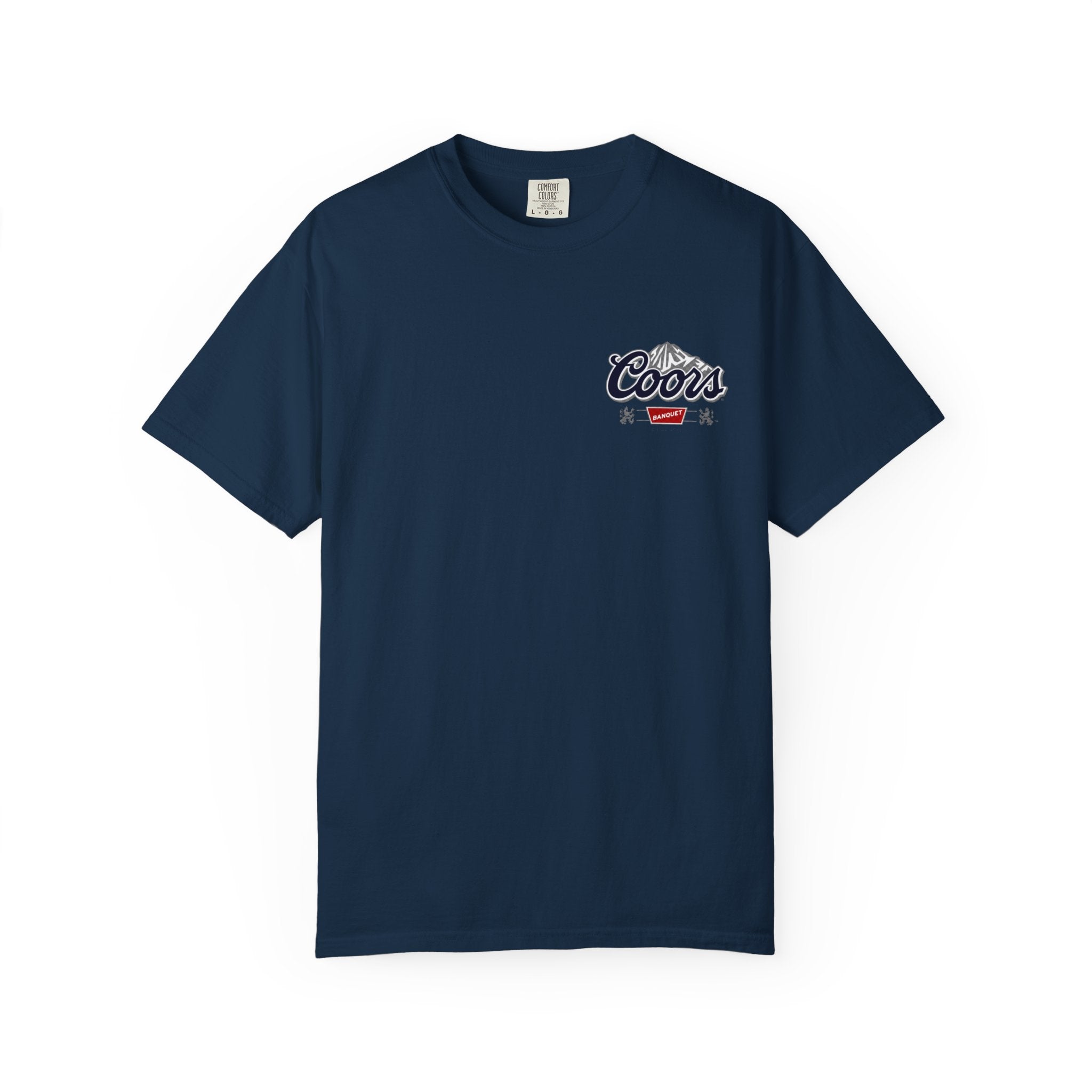 Labrador & Duck Hunting T‑Shirt — Coors Chest Logo Outdoor Tee