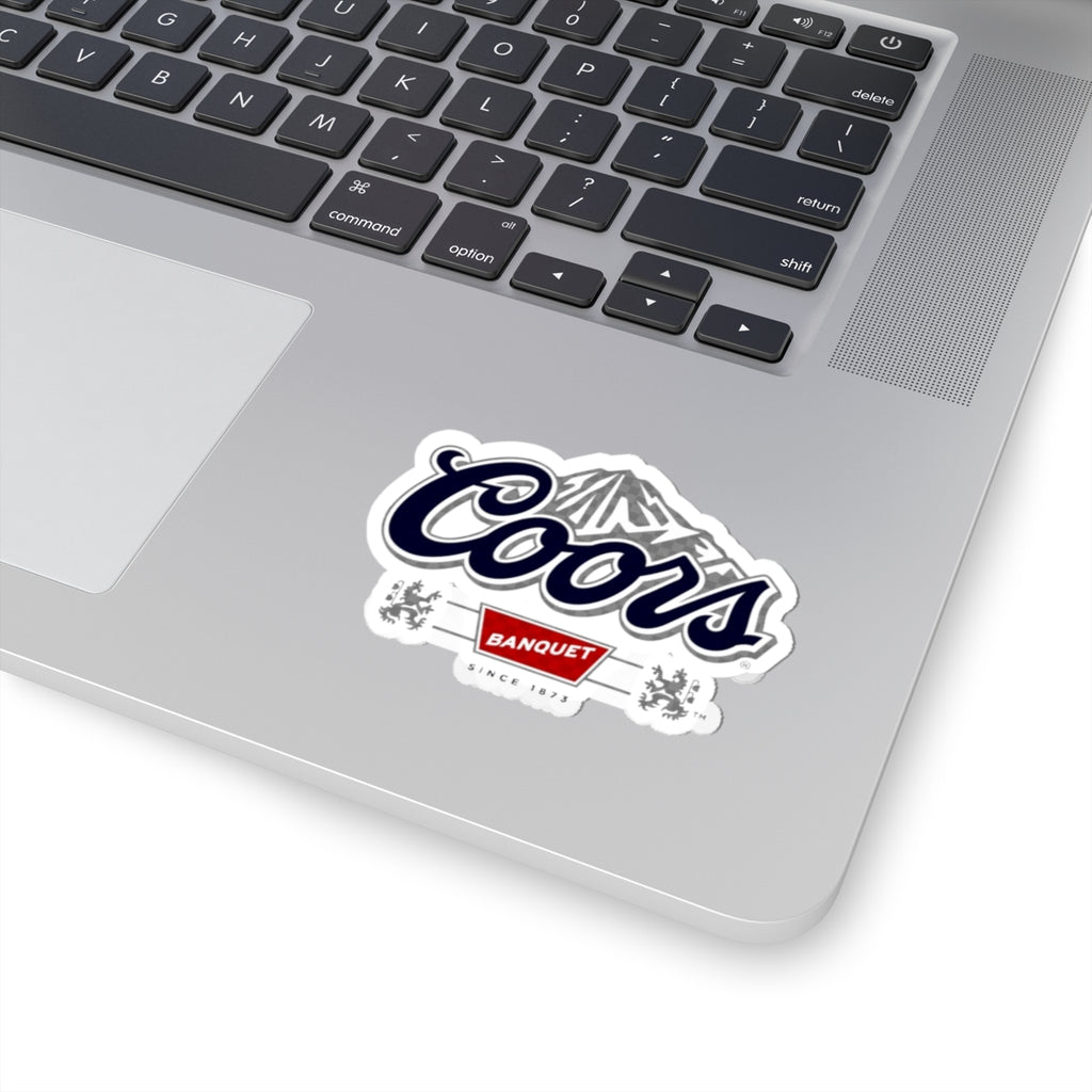 Coors Logo Kiss-Cut Sticker — Retro Mountain Beer Decal