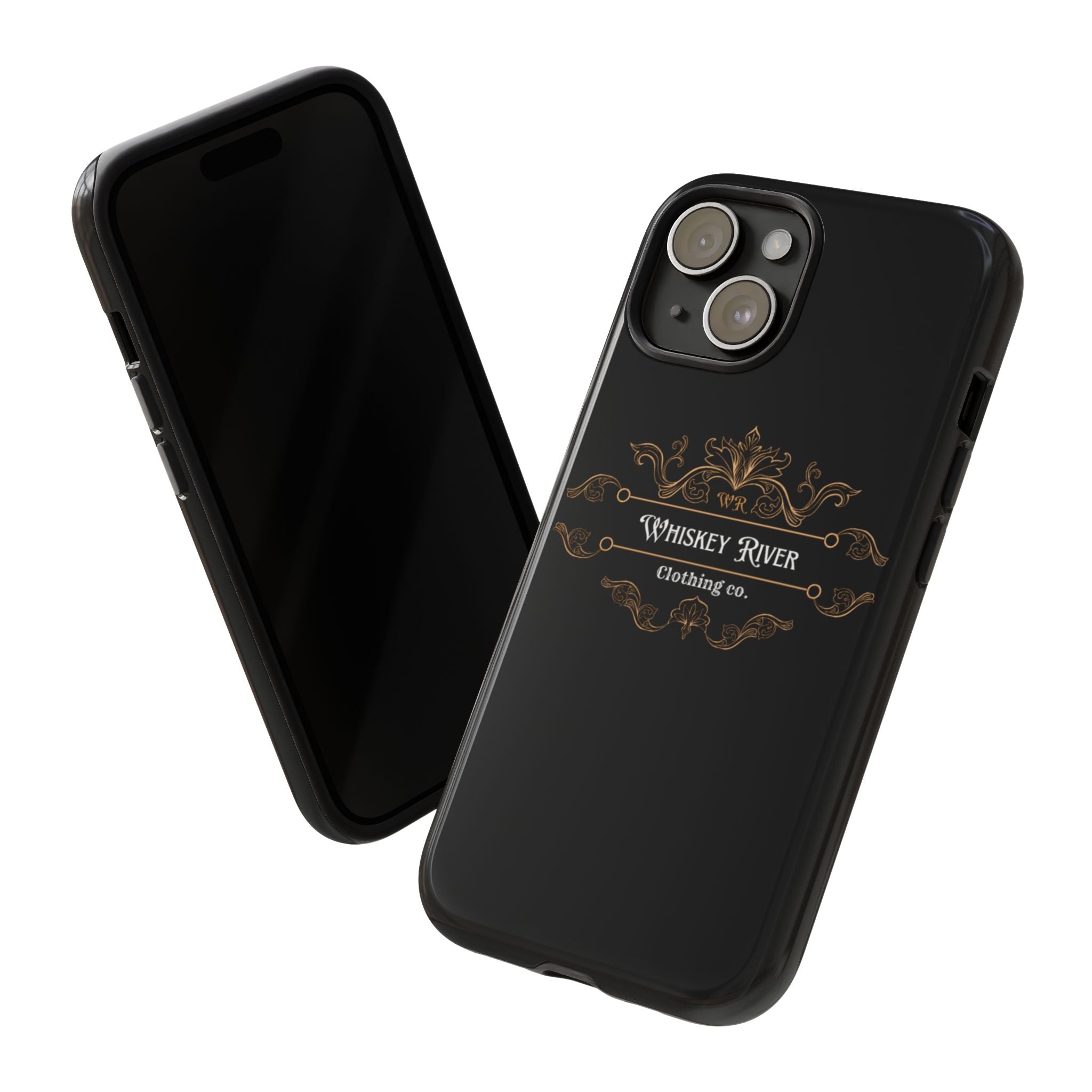 Whiskey River Tough Phone Case — Vintage Western Protective Cover