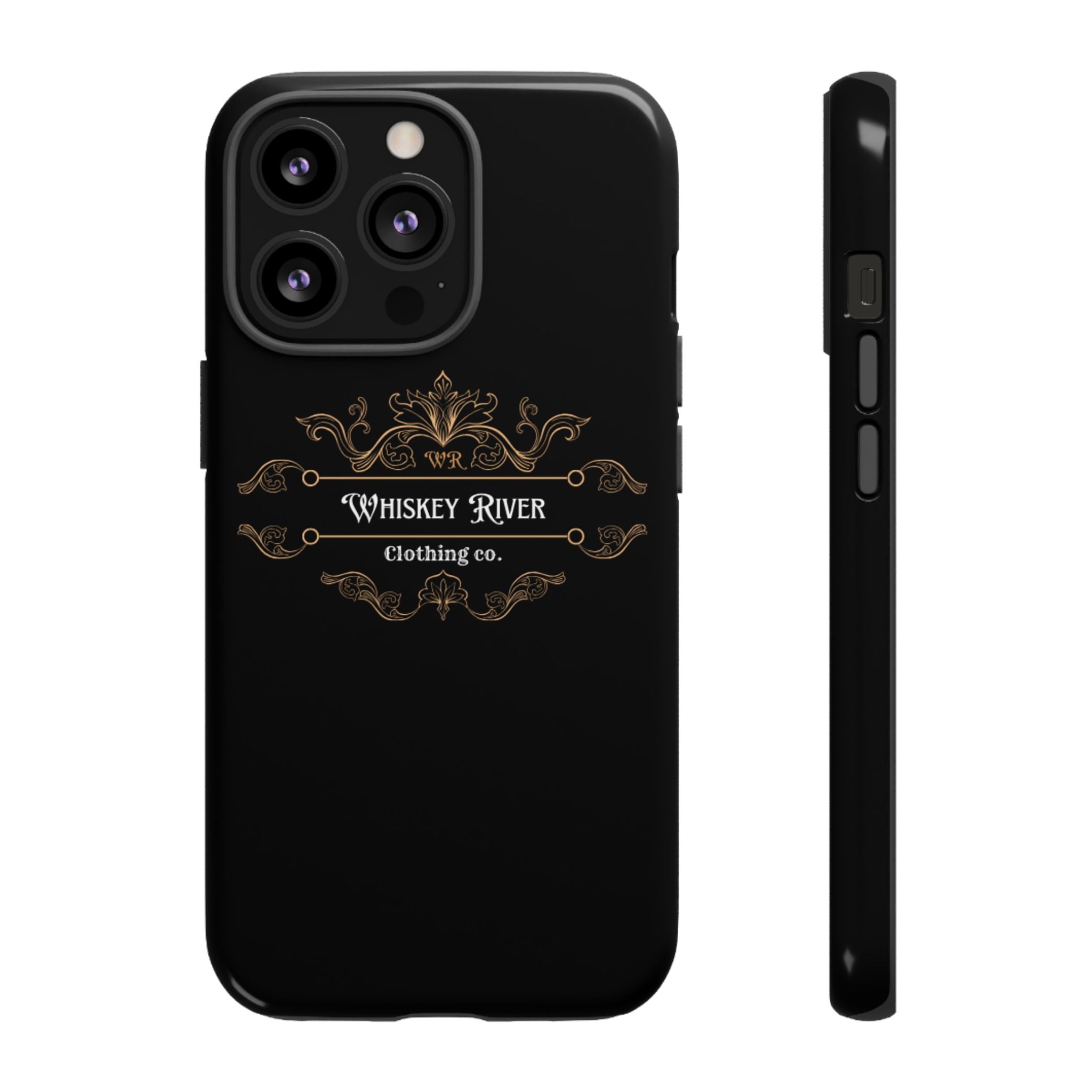 Whiskey River Tough Phone Case — Vintage Western Protective Cover