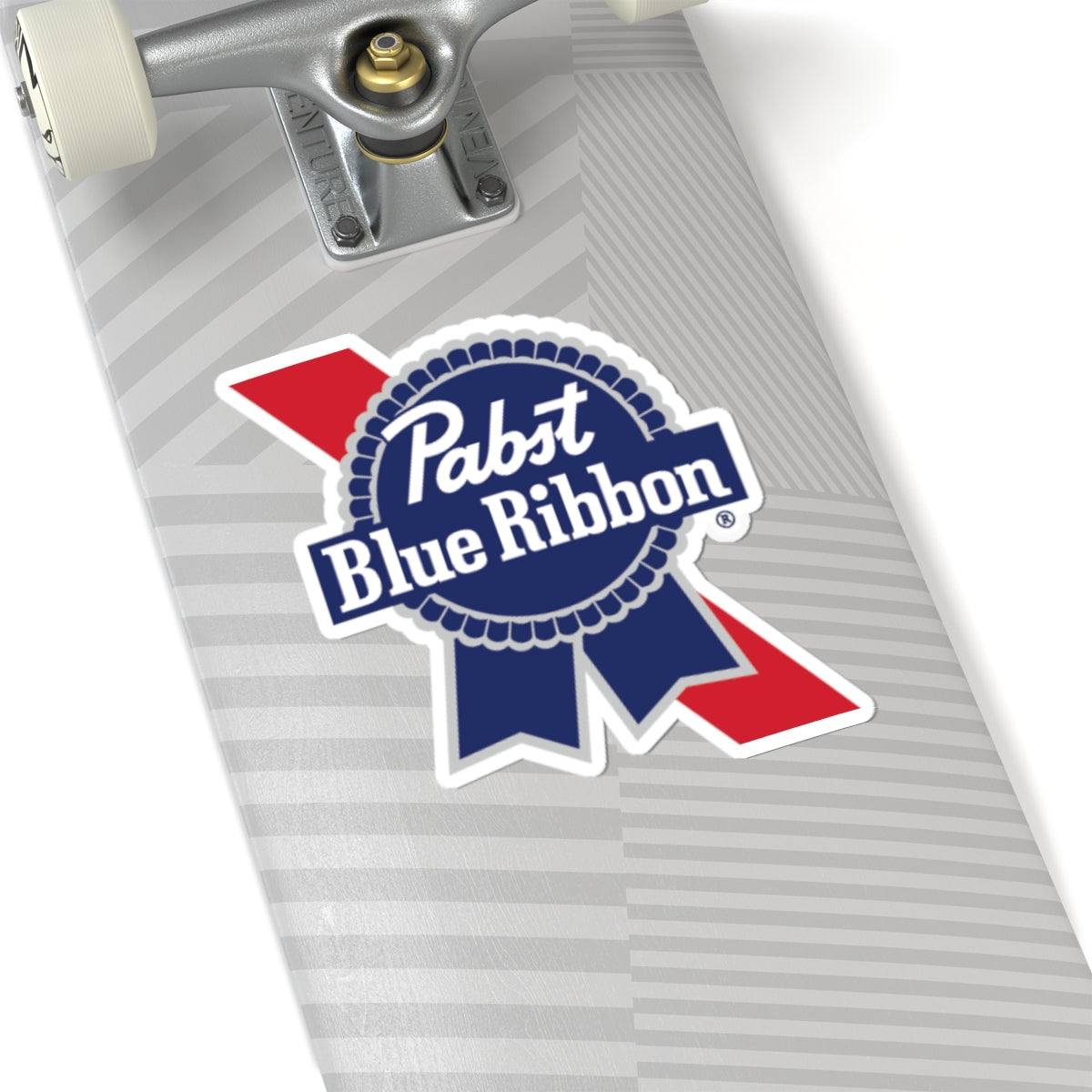 Pabst Blue Ribbon Logo Kiss-Cut Sticker — Retro Beer Brand Decal